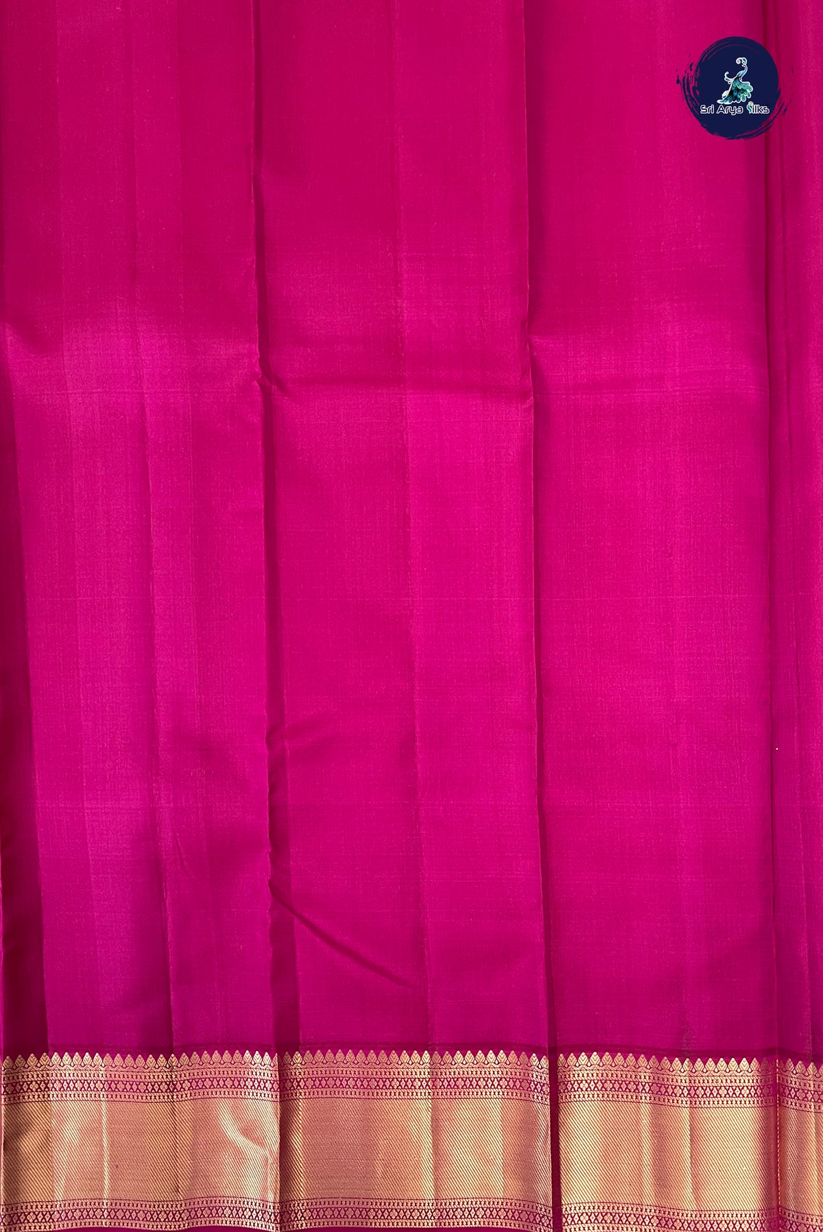 Bottle Green Vairaoosi Silk Saree With Vaira Oosi Pattern