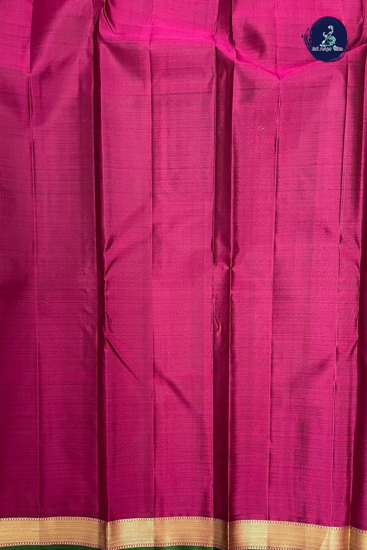 Greenish Grey Mayil Chakram Butta Silk Saree With Zari Buttas Pattern