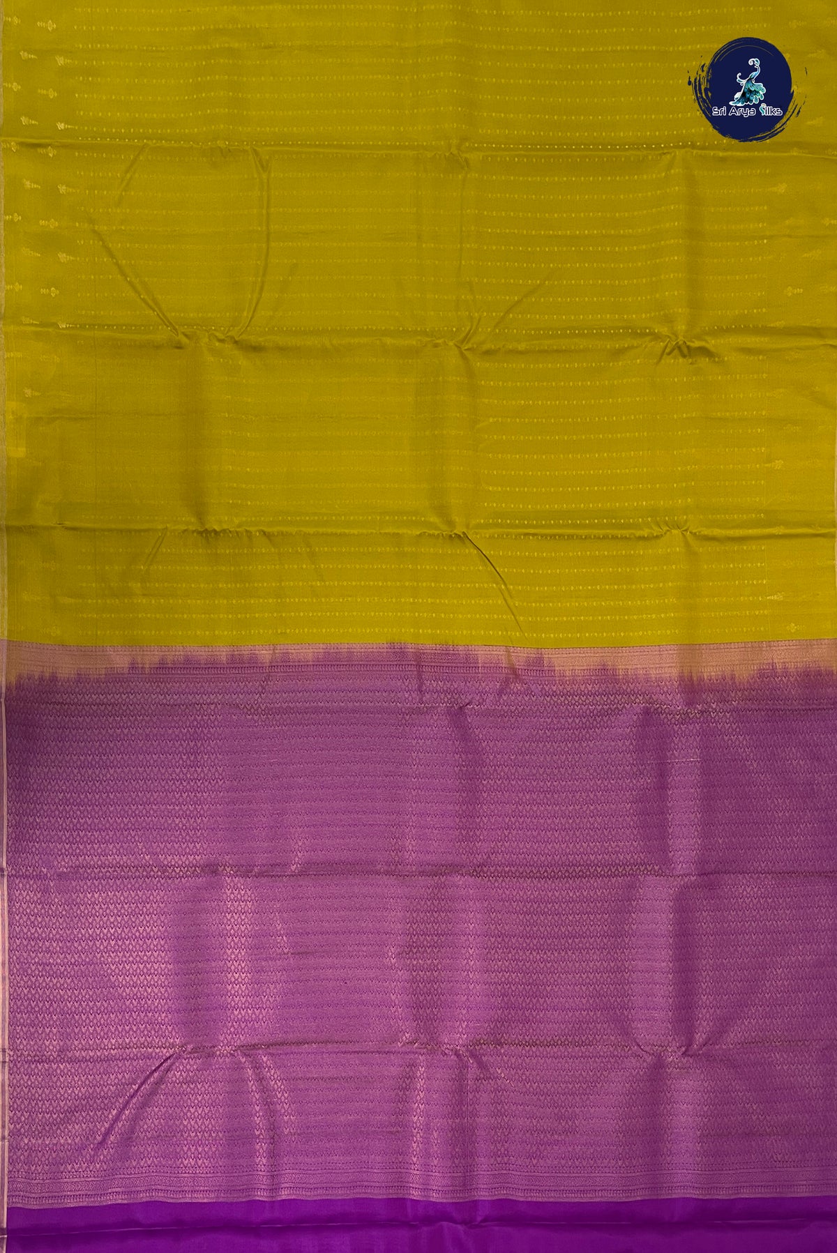 Mustard Yellow Light Weight Silk Saree With 1000 Butta Pattern