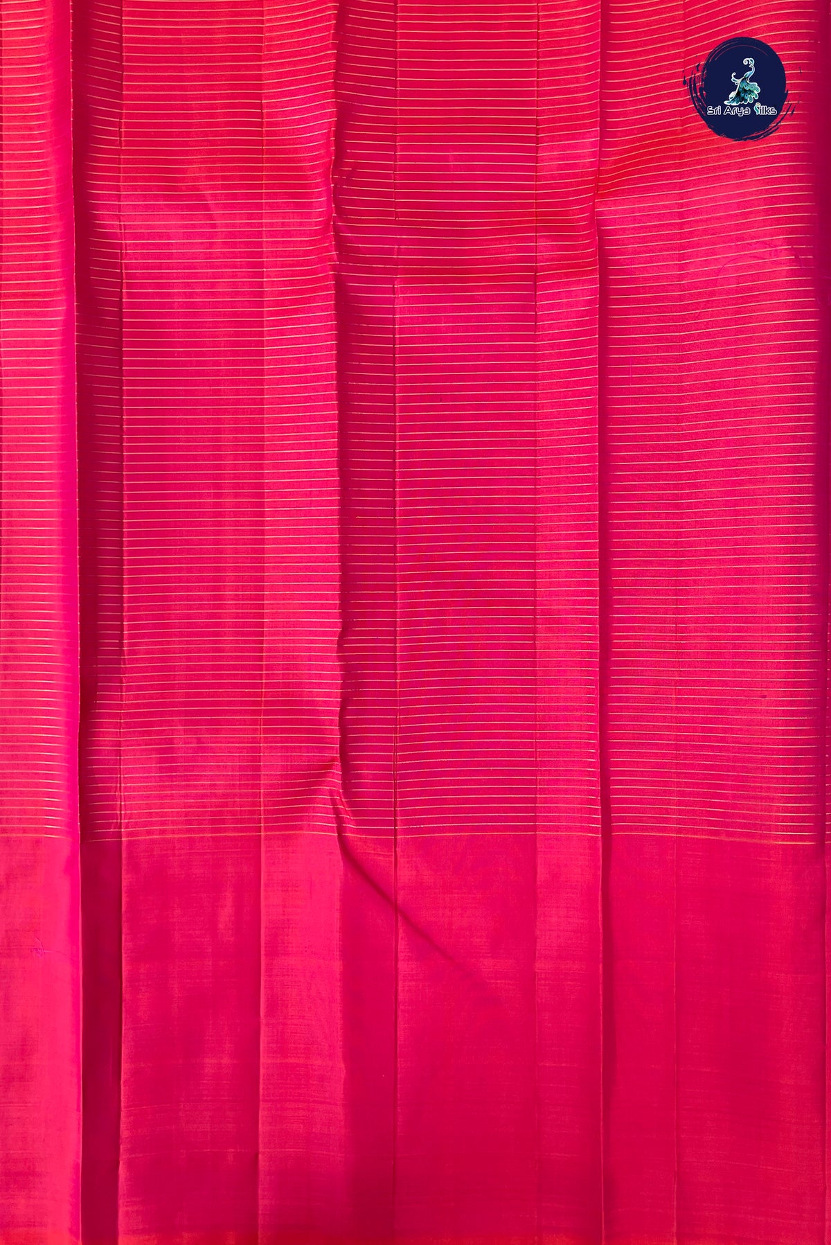 Pink Checked Silk Saree With Zari Checked Pattern