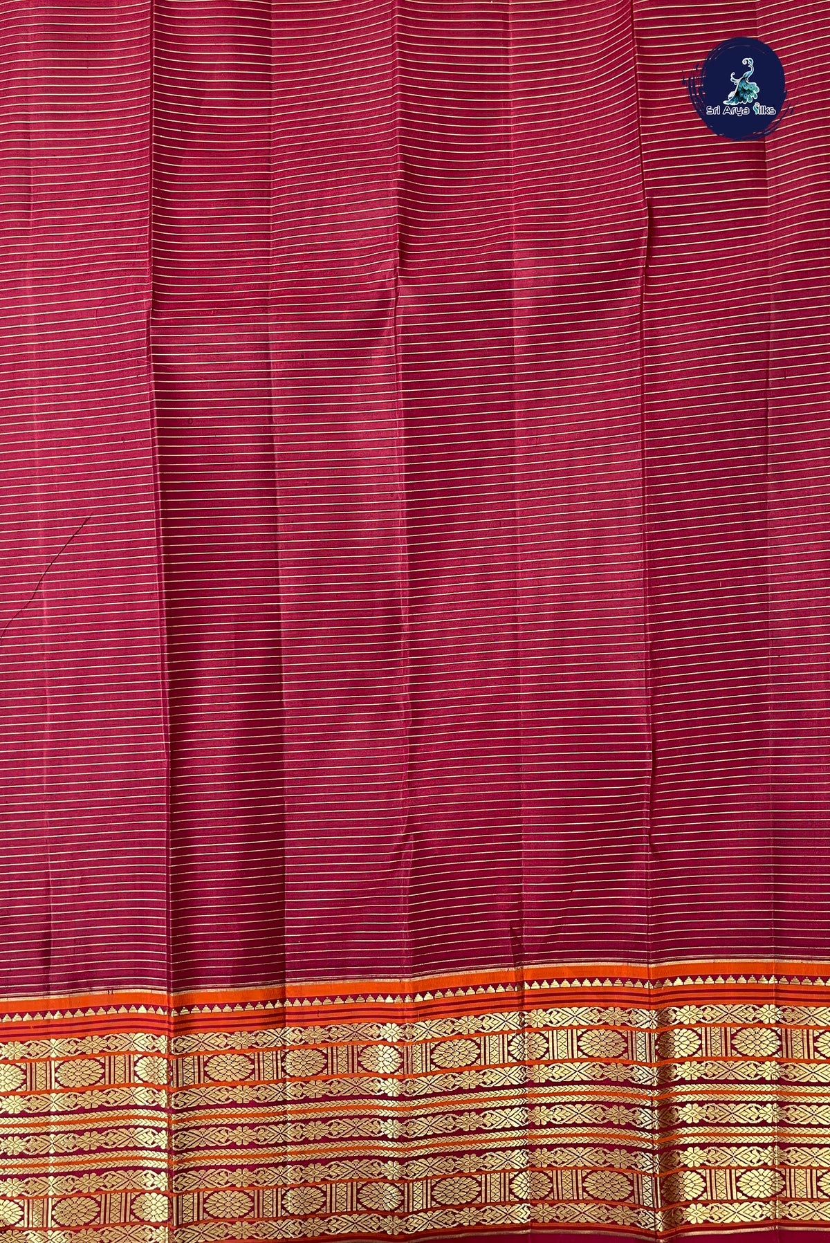 Multi Colour Korvai Contrast Silk Saree With Checked Pattern