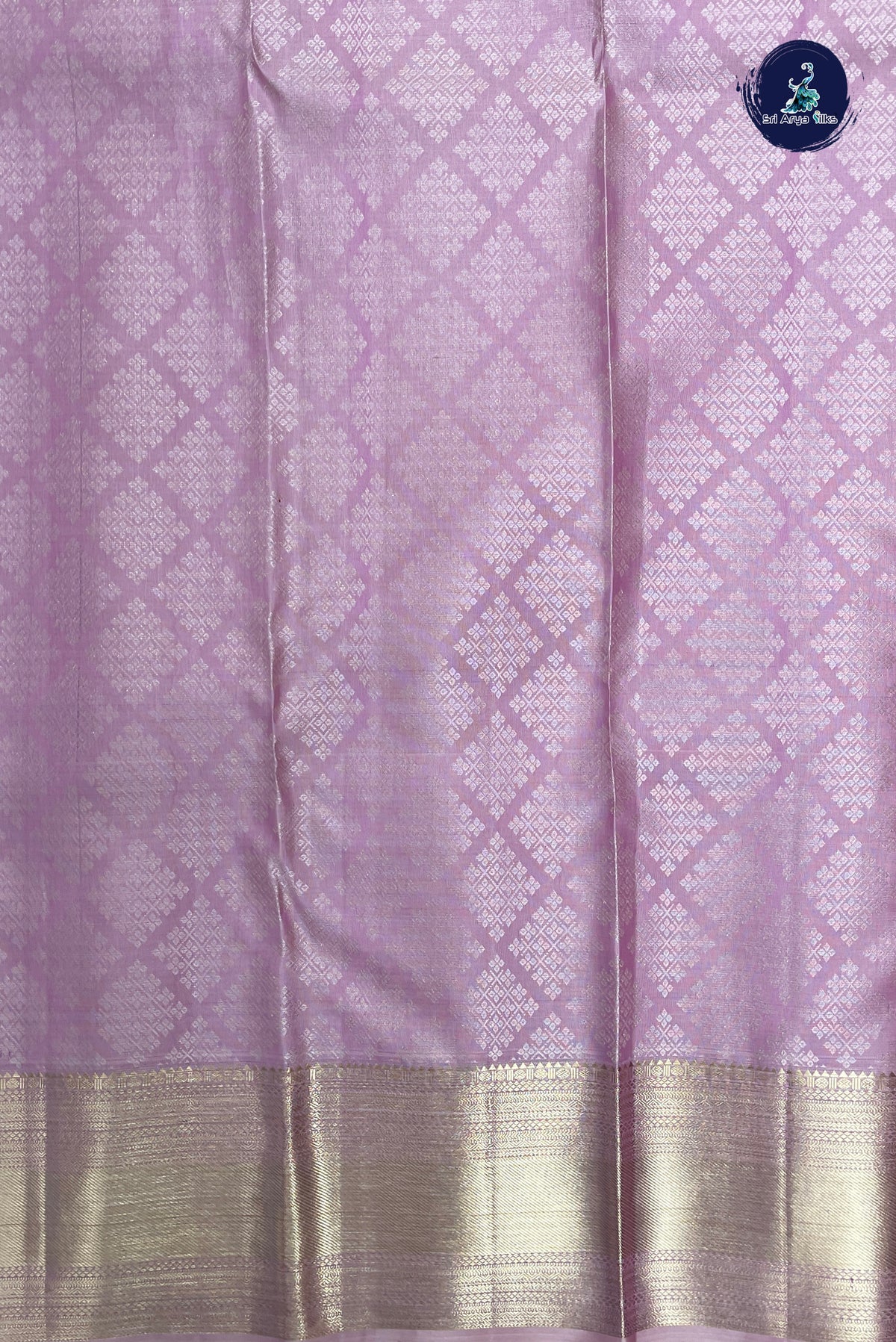 Baby Pink Brocade Silk Saree With Jacquard Pattern