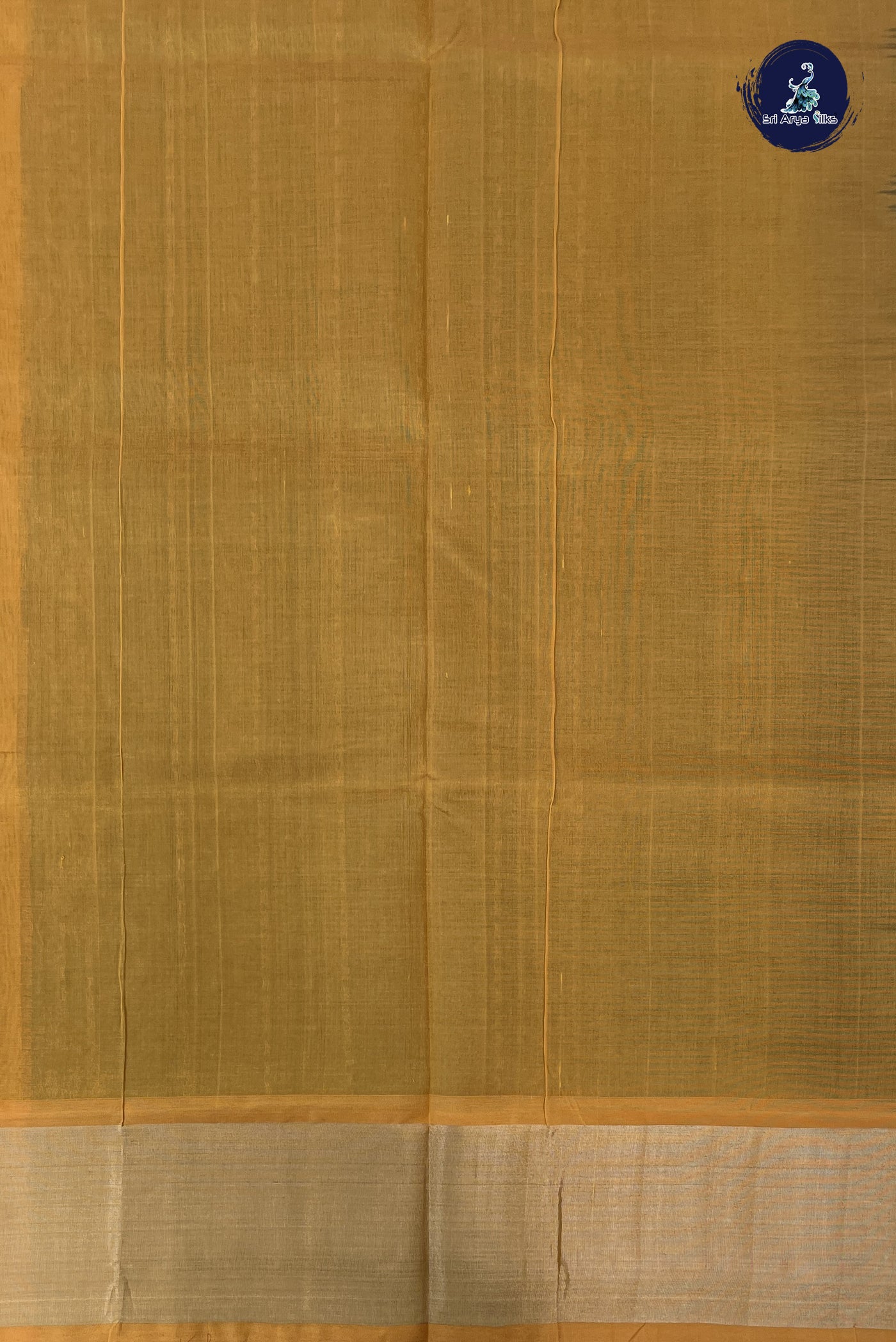Dark Green Silk Cotton Saree With Zari Checked Pattern