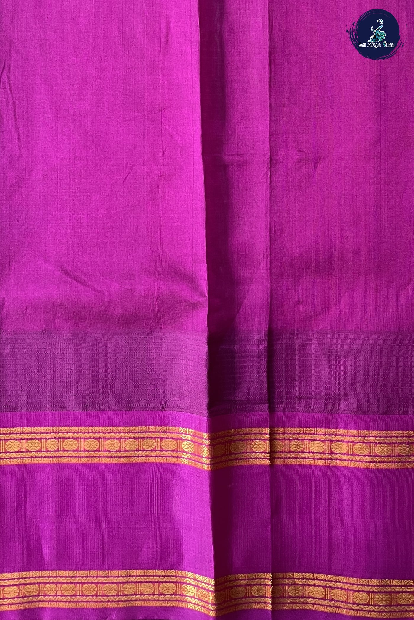 Turquoise Kuppadam Korvai Silk Cotton Saree With Zari Buttas Pattern