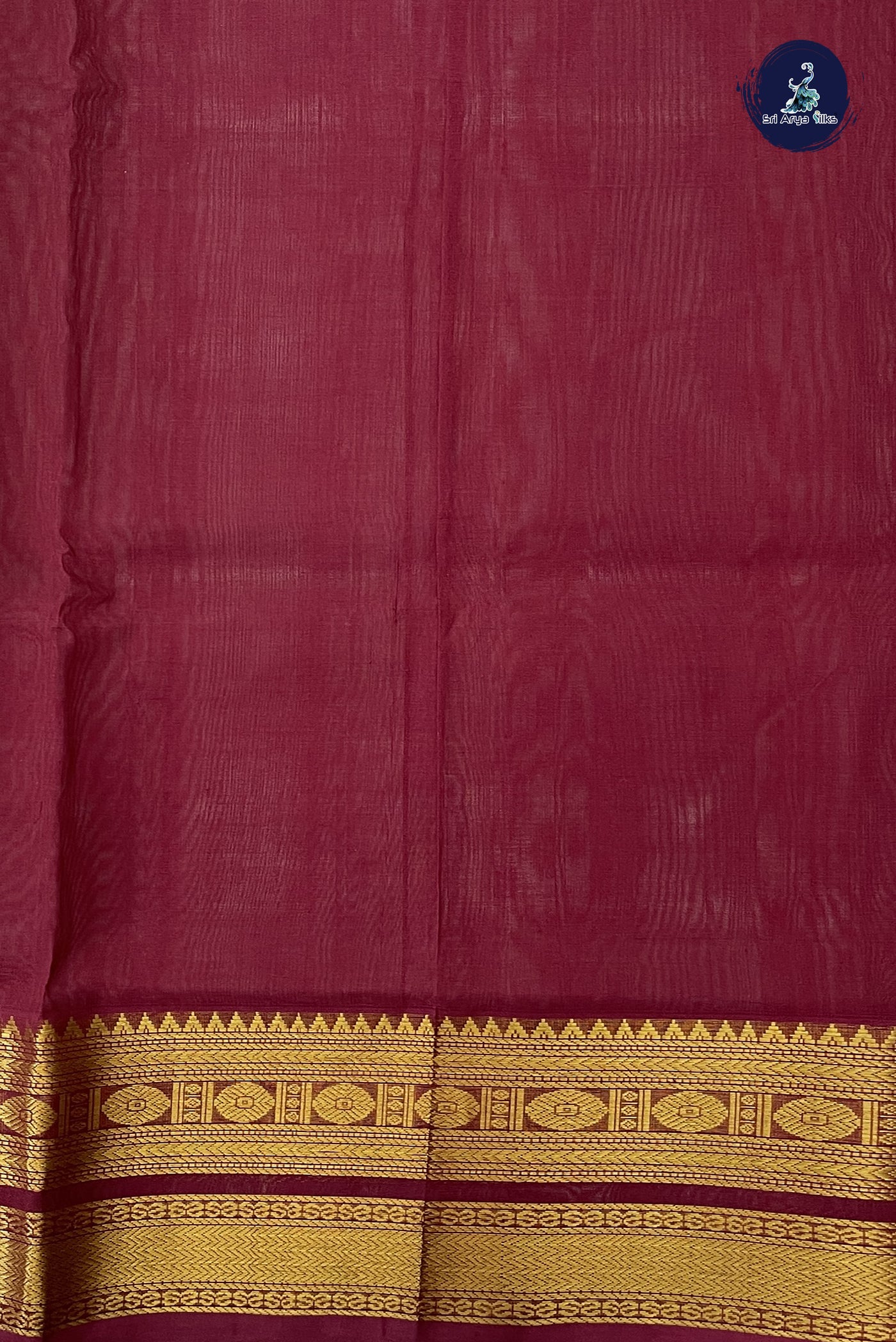 Lite Mustard Orange Bridal Silk Cotton Saree With Laksha Deepam Design Pattern