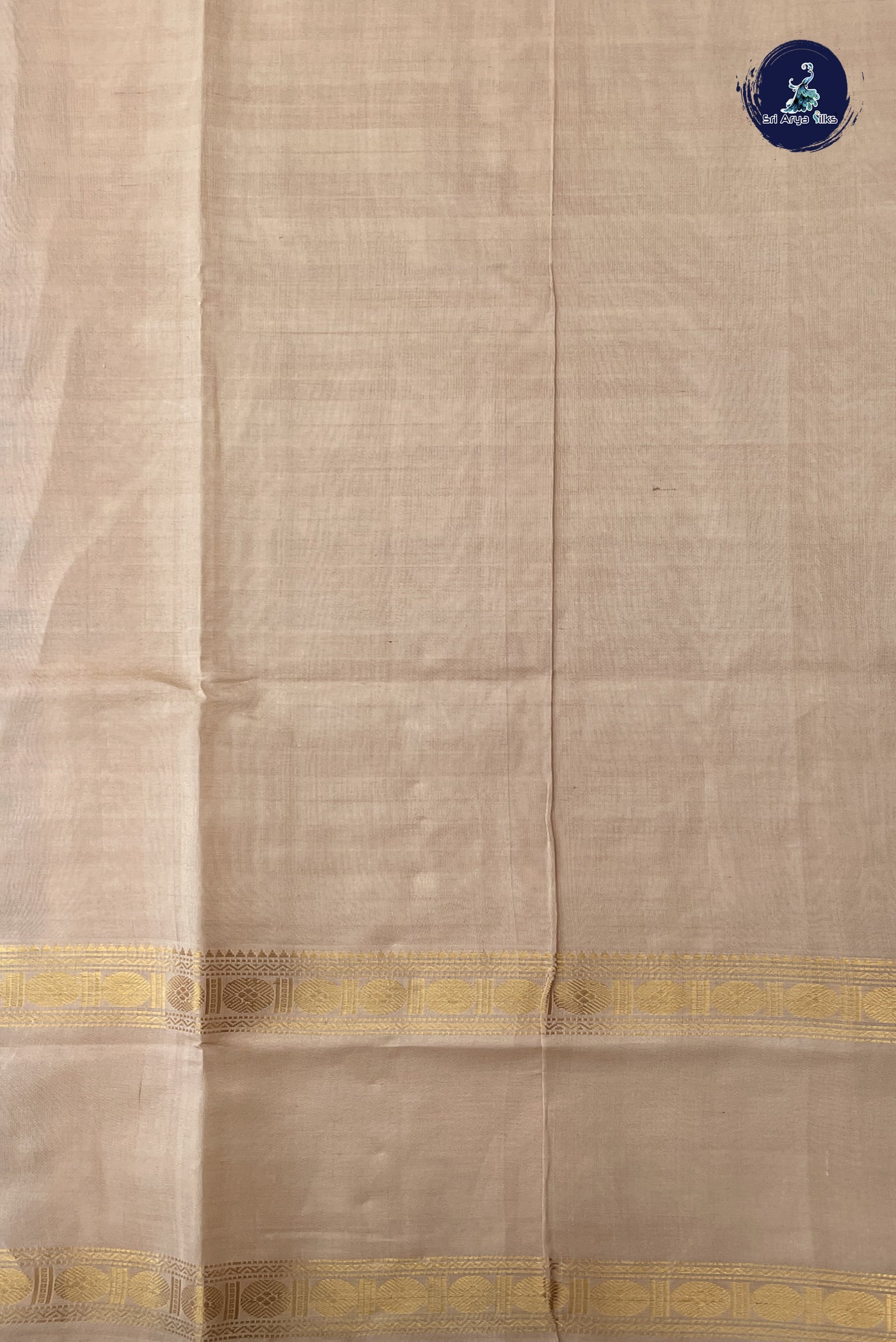 Jamun Simple Silk Cotton Saree With Vaazhapoo Design Pattern