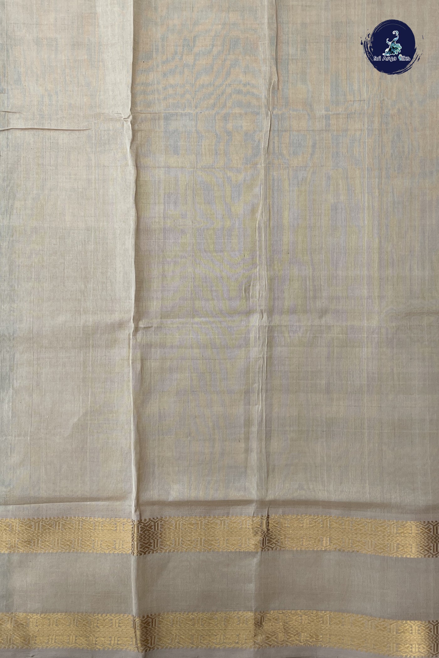 Dark Green Simple Silk Cotton Saree With Vaazhapoo Design Pattern