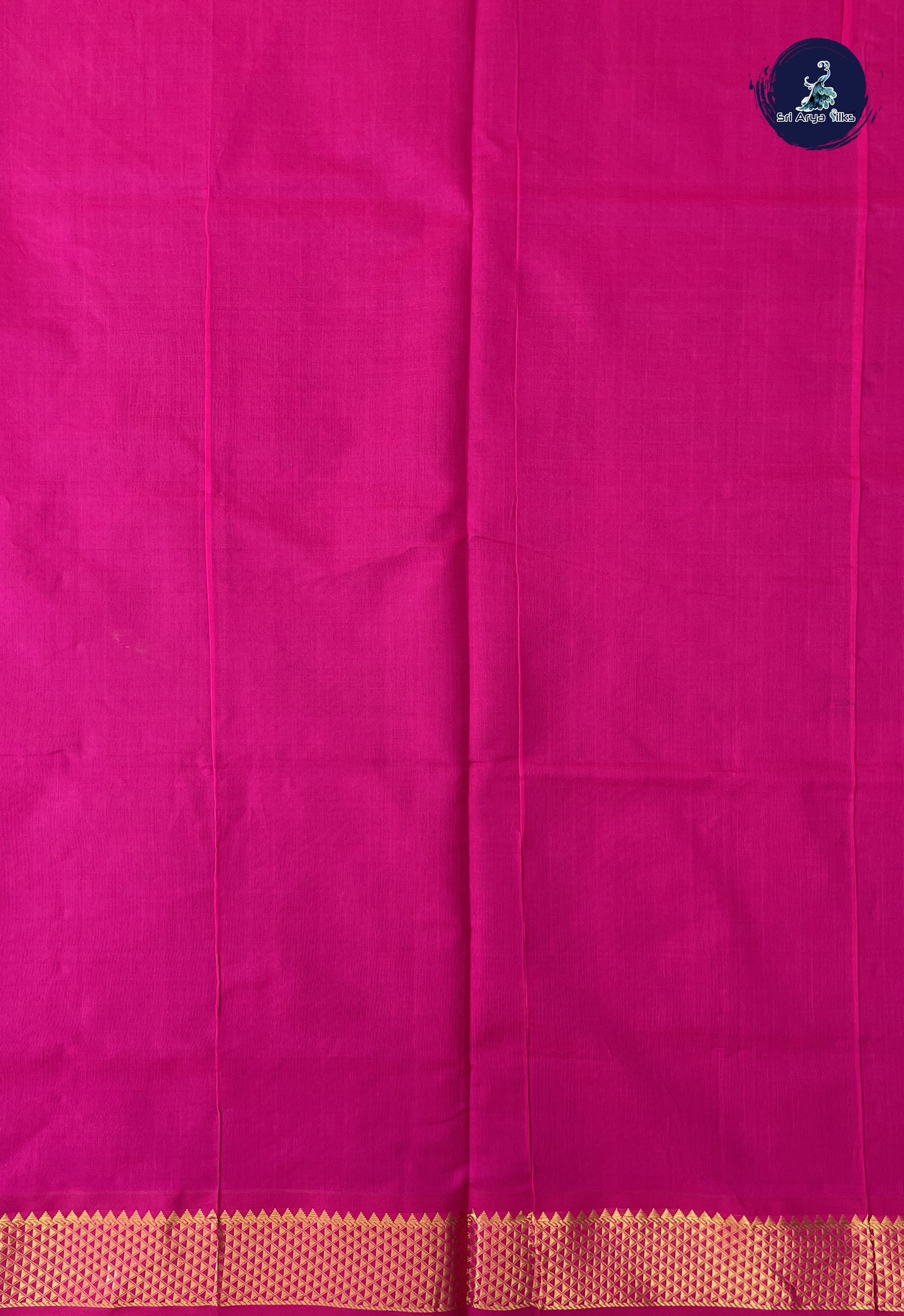 Olive Green Semi Silk Cotton Saree With Checked Pattern