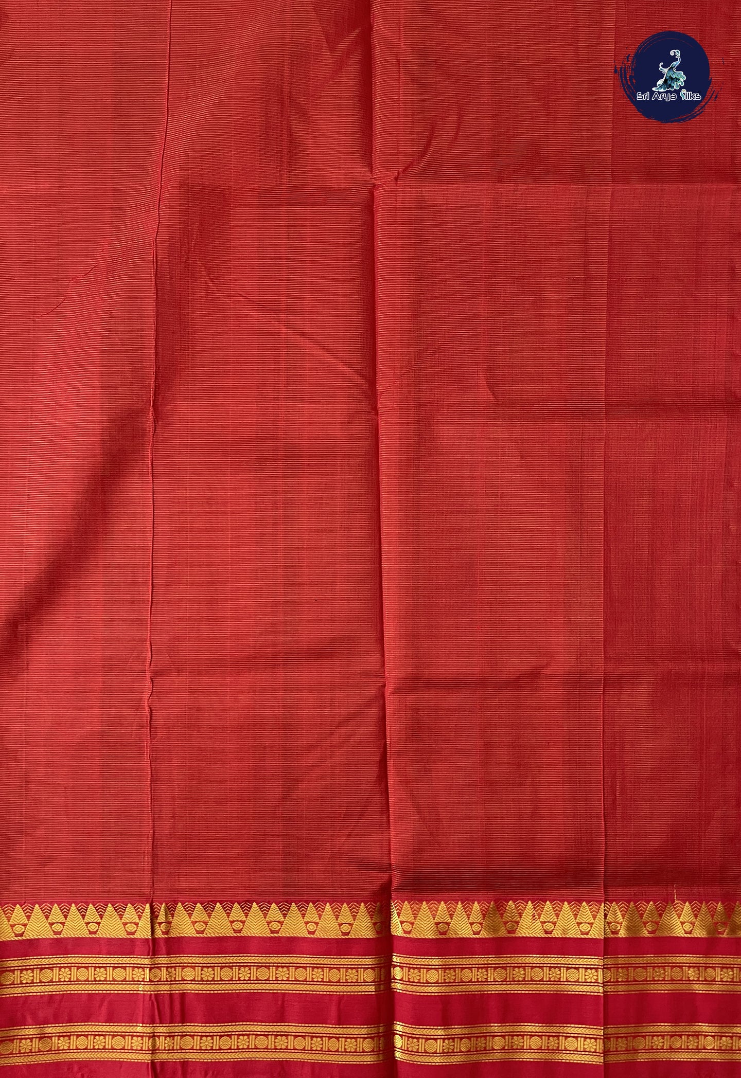 Bottle Green Vaira Oosi Silk Cotton Saree With Vaira Oosi Pattern