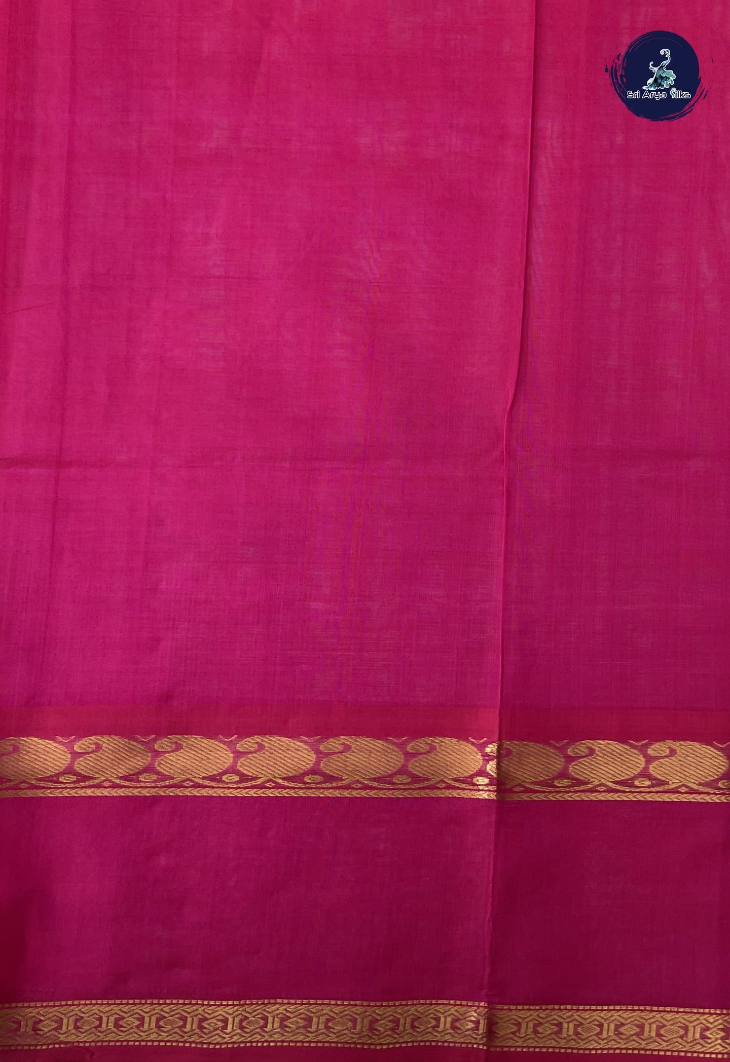 Dual Tone Pink Bridal Silk Cotton Saree With Zari Checked Pattern