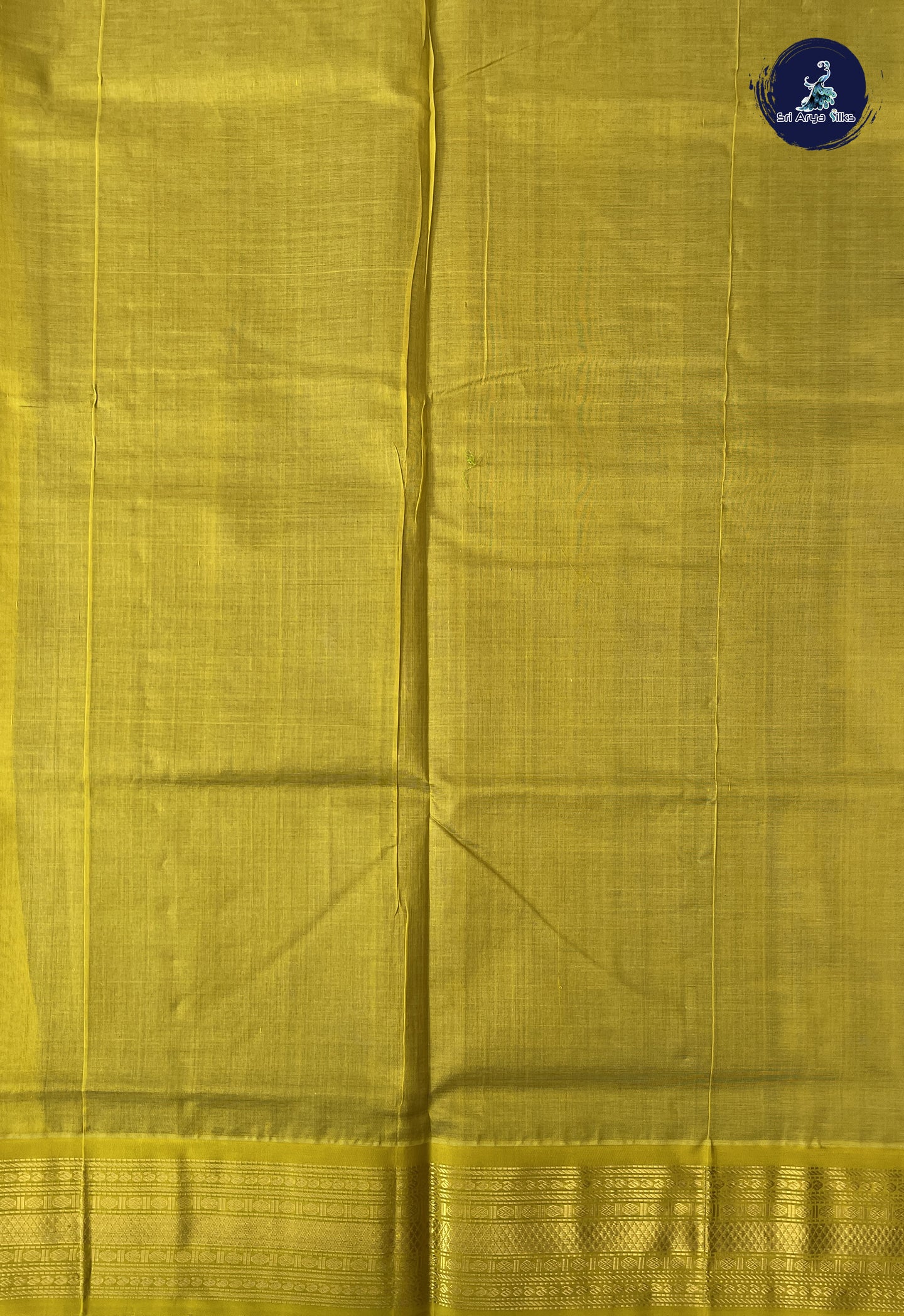 MS Blue Korvai Silk Cotton Saree With Zari Checked Pattern