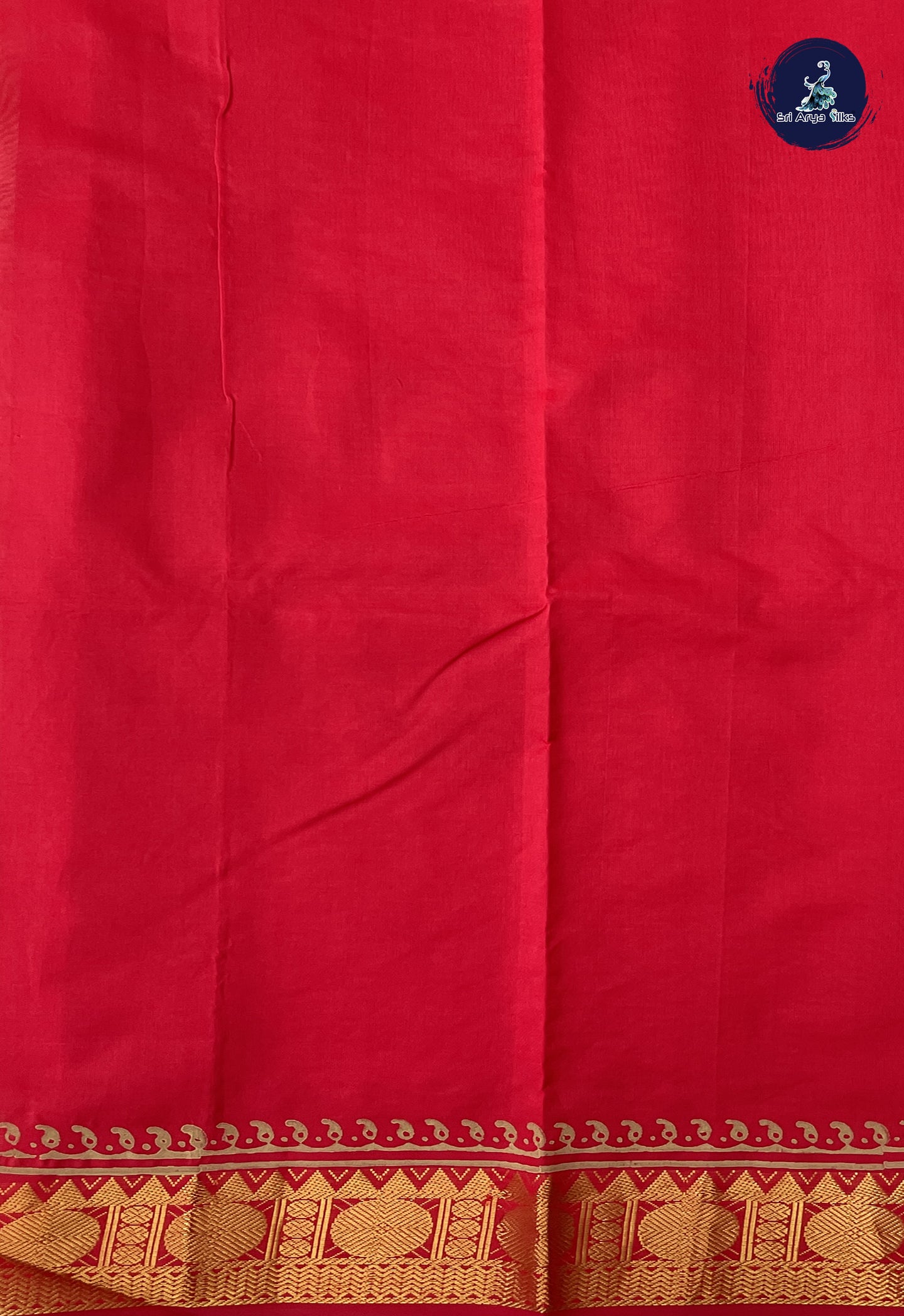 Fawn Semi Silk Cotton Saree With Printed Pattern