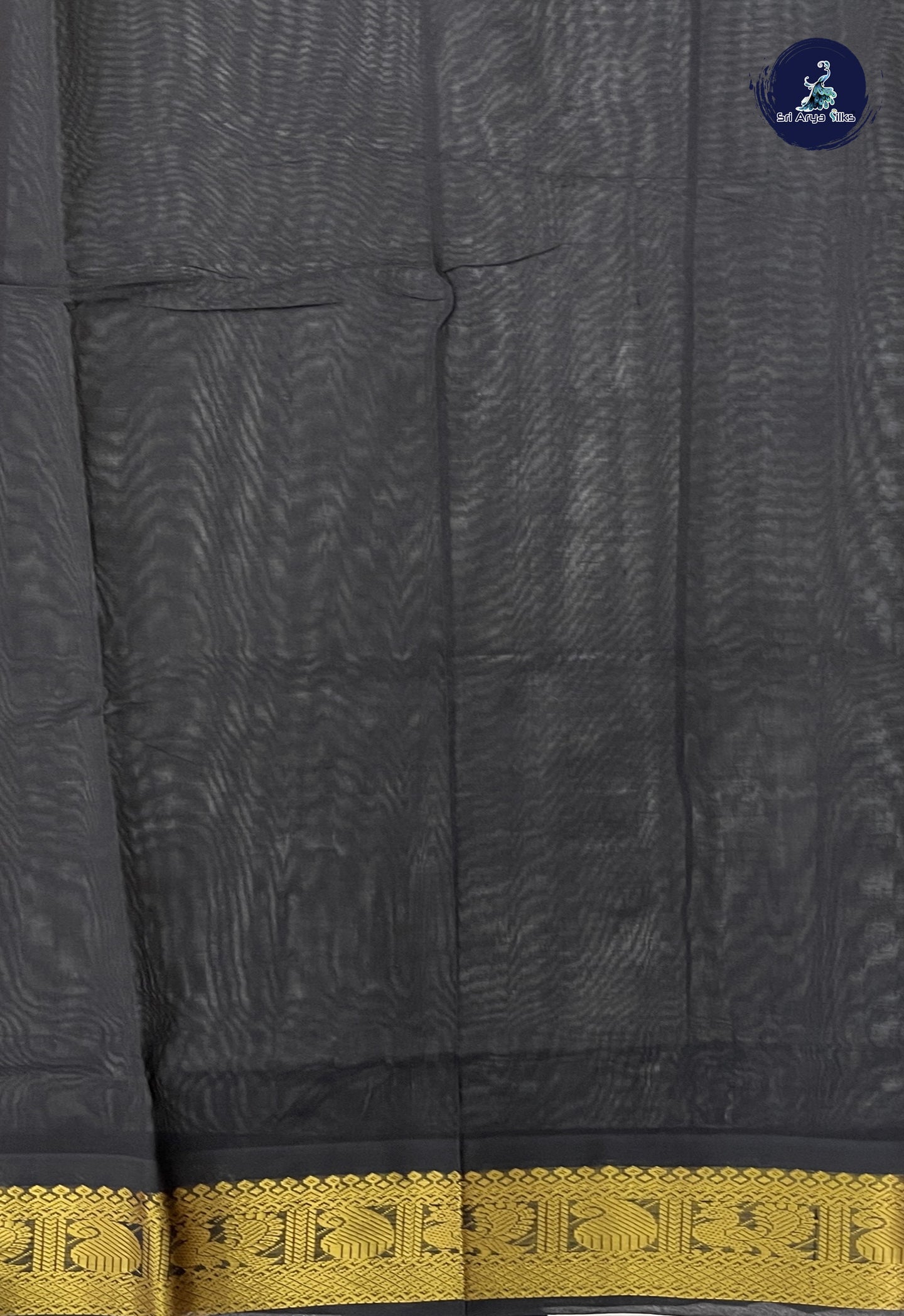 Dark Pink Simple Silk Cotton Saree With Plain Pattern