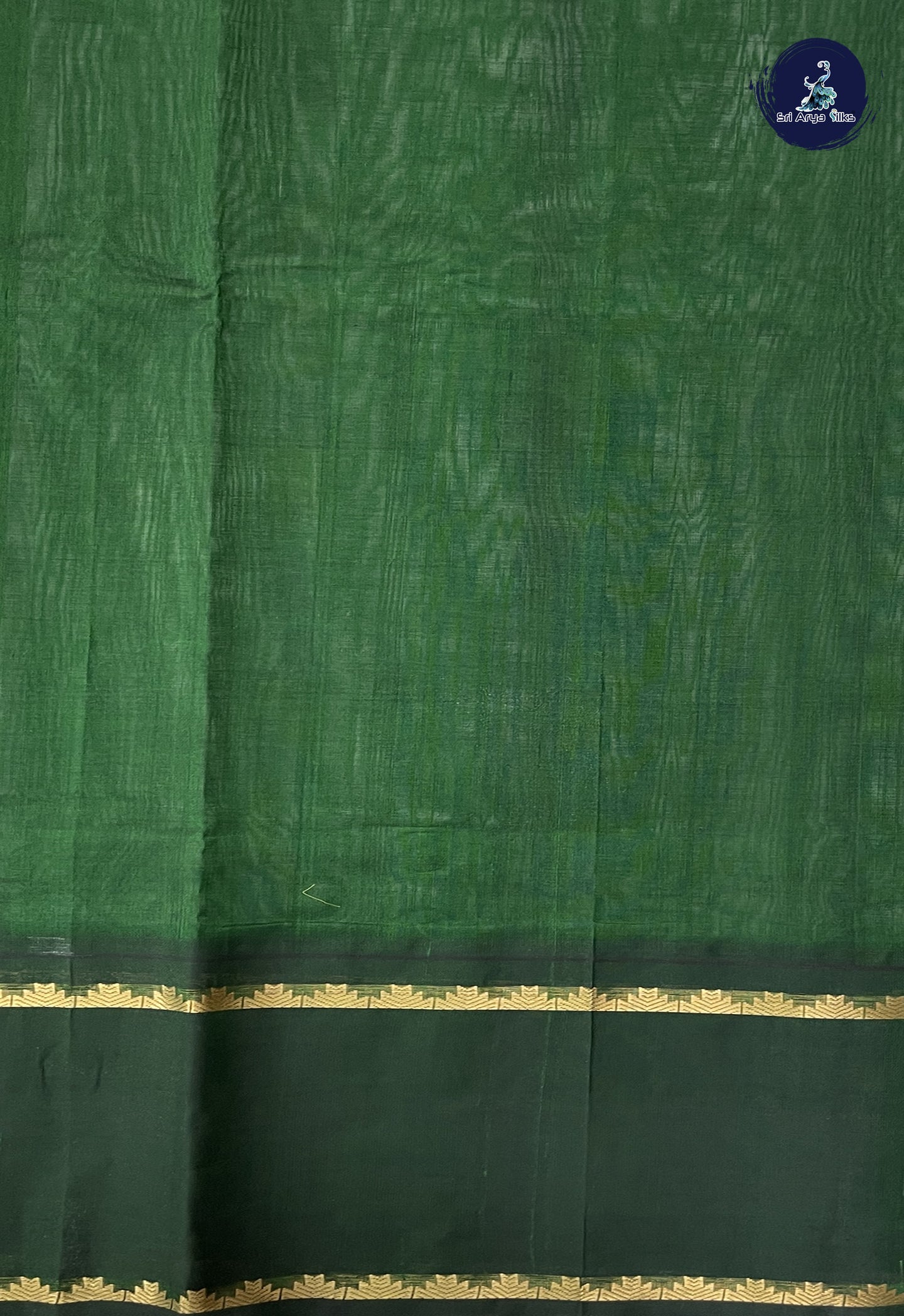 Wasabi Green Checked Saree With Checked Pattern