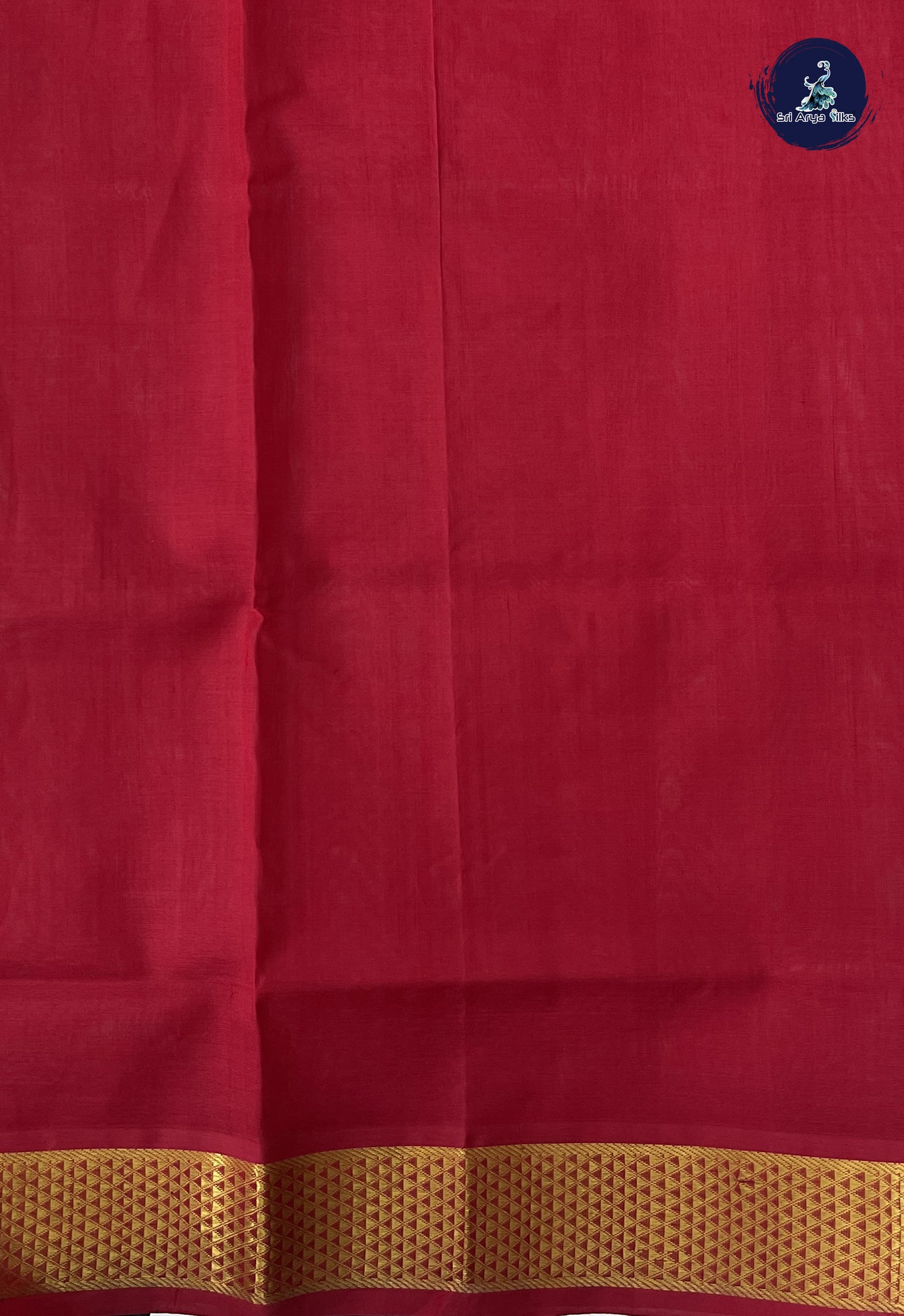 Off White Simple Silk Cotton Saree With Zari Checked Pattern