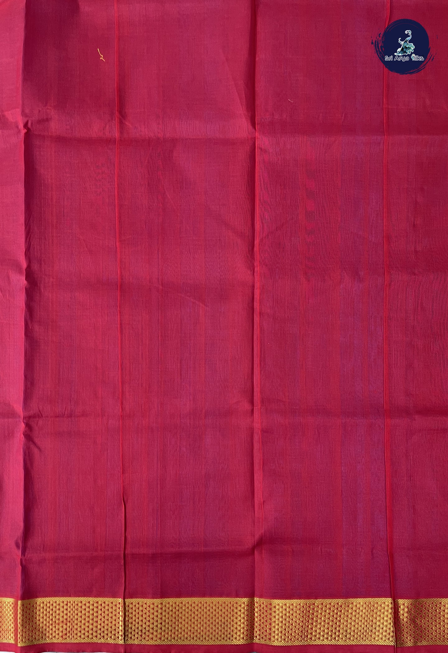 Lavender Simple Silk Cotton Saree With Zari Checked Pattern