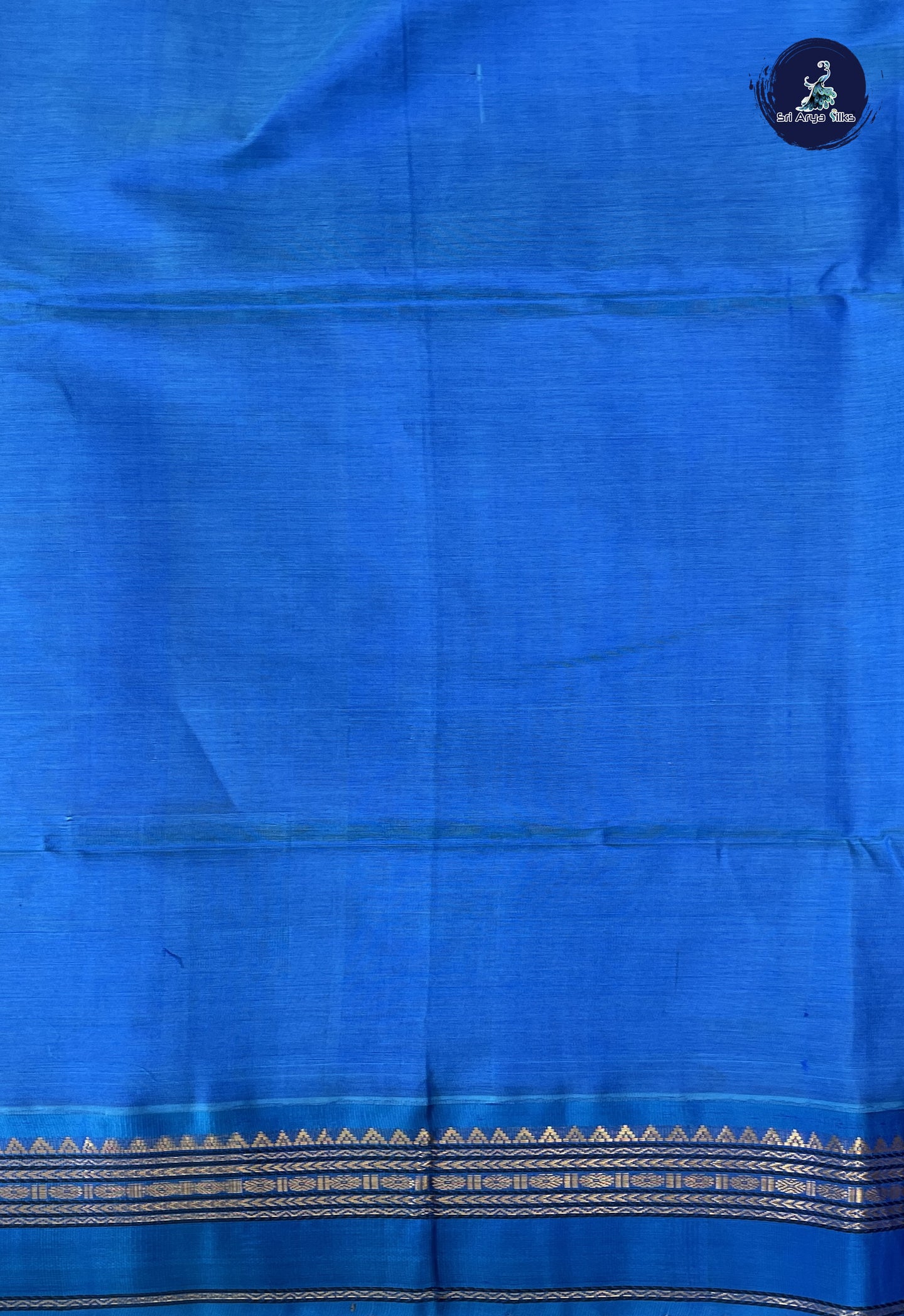 Parrot Green Korvai Silk Cotton Saree With Buttas Pattern