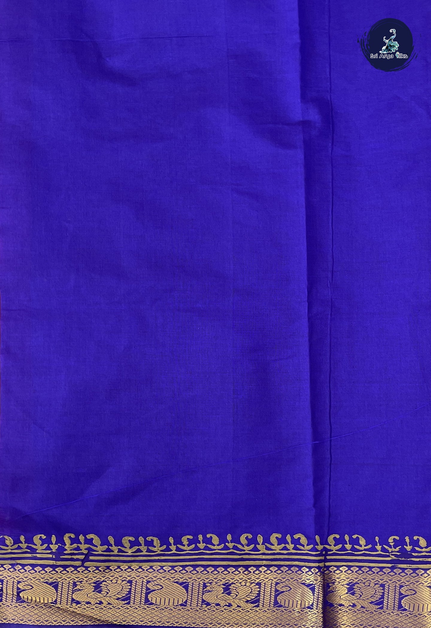 Dark Pink Semi Silk Cotton Saree With Printed Pattern