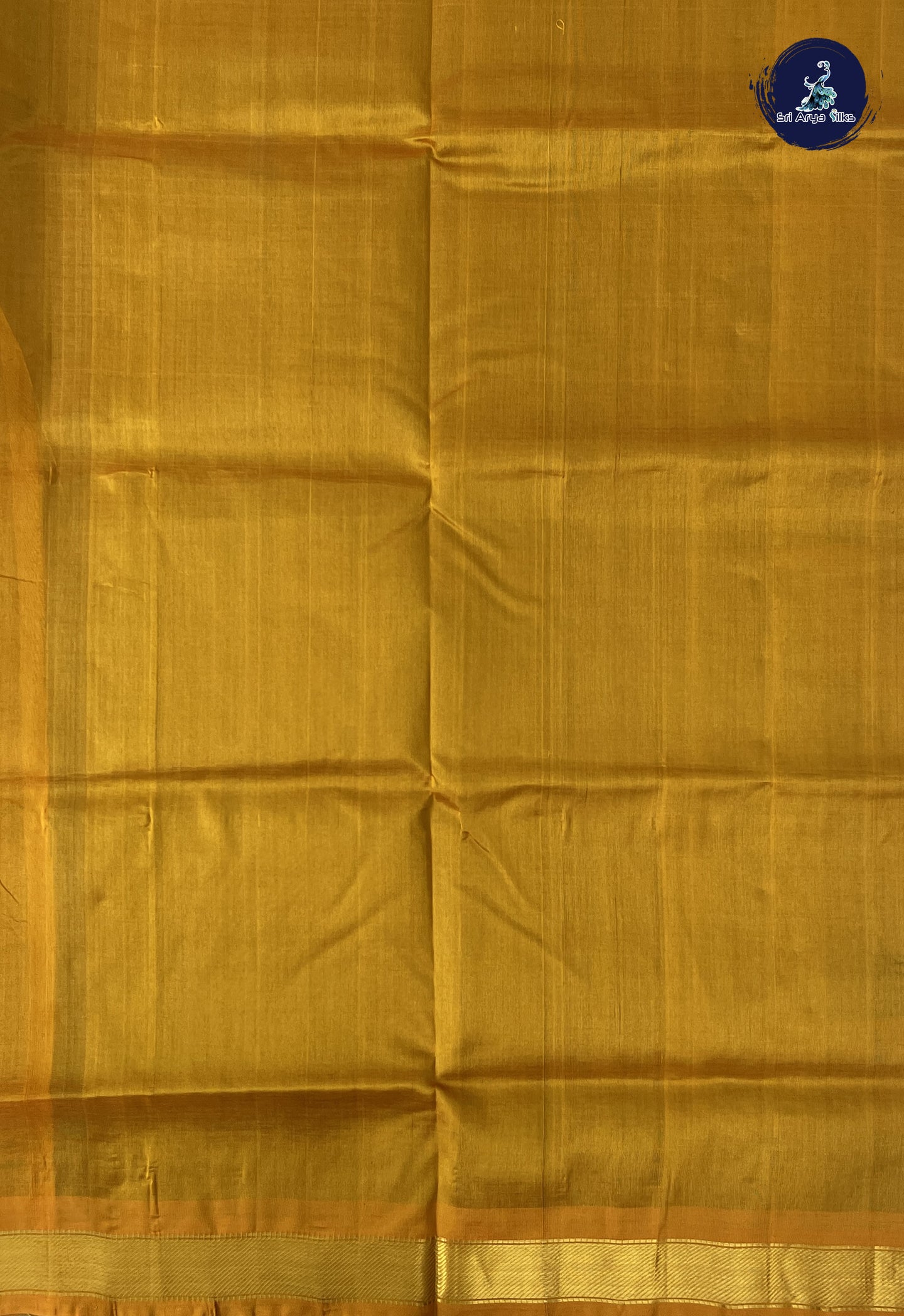 Bottle Green Simple Silk Cotton Saree With Plain Pattern