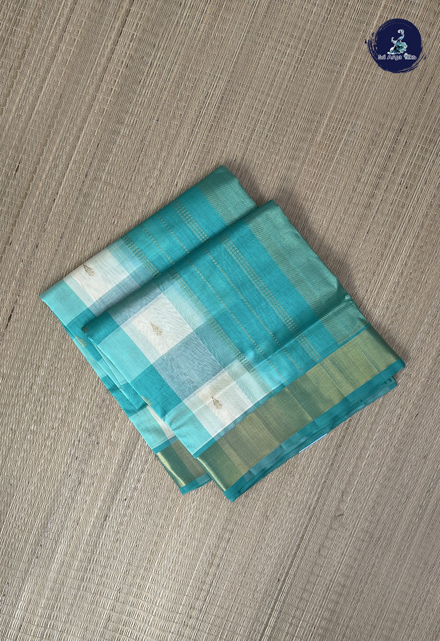 Multi Colour Checked Saree With Paalum Pazham Kattam Pattern