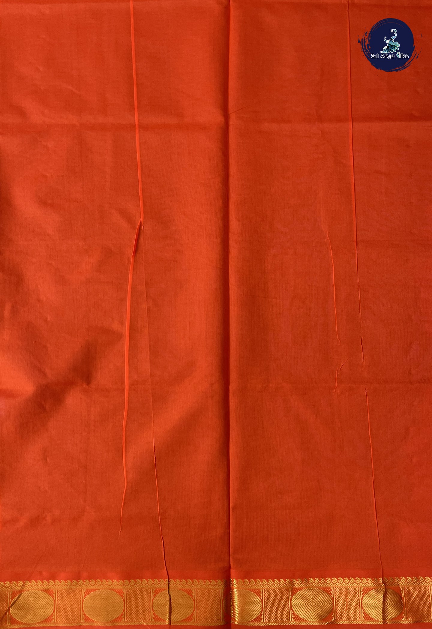 Lavender Kanchi Semi Silk Cotton Saree With Plain Pattern