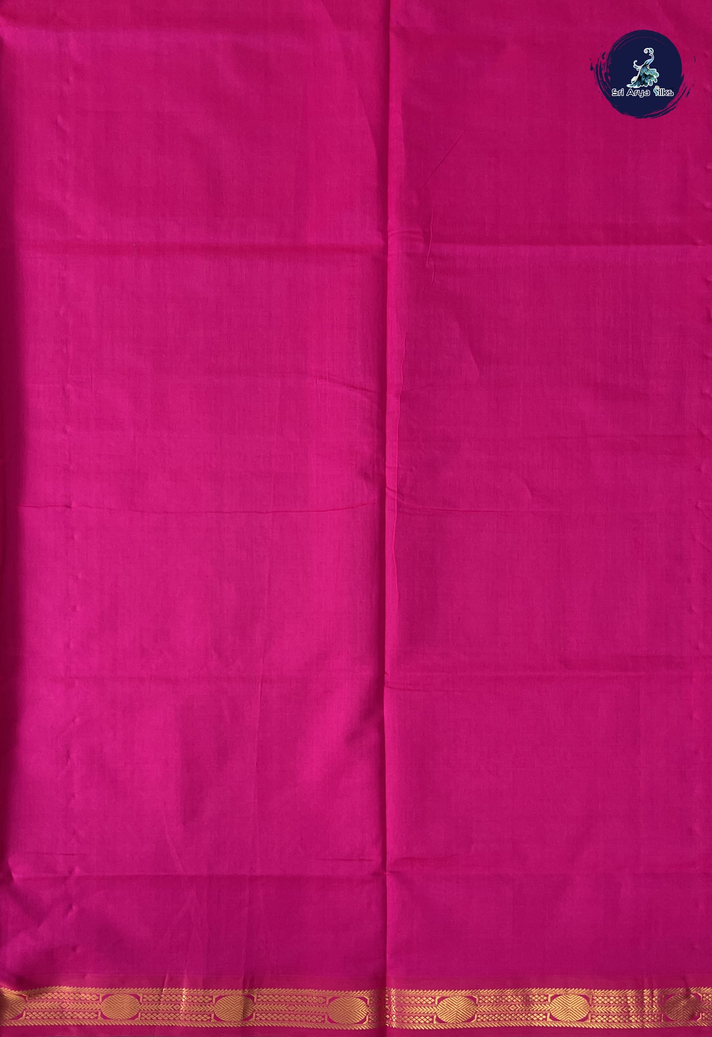 Grey Kanchi Semi Silk Cotton Saree With Plain Pattern