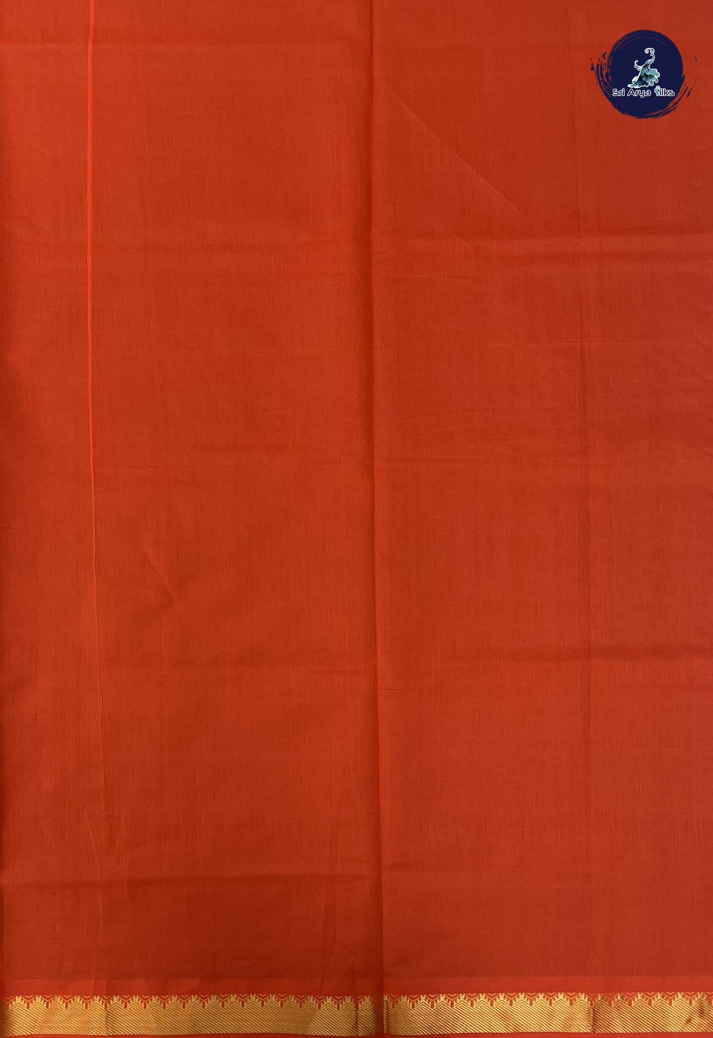 Ink Blue Kanchi Semi Silk Cotton Saree With Plain Pattern