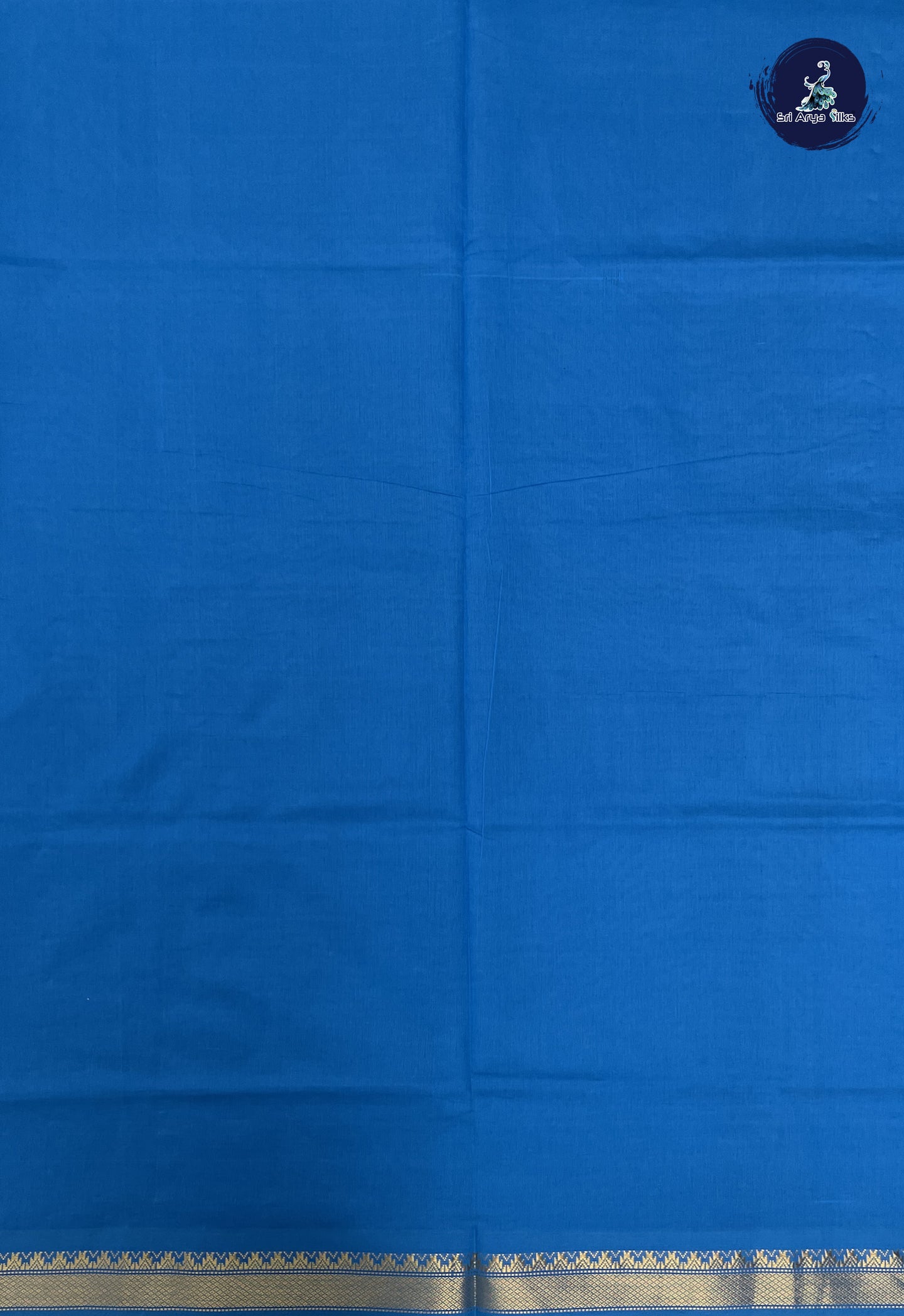 Grey Kanchi Semi Silk Cotton Saree With Plain Pattern