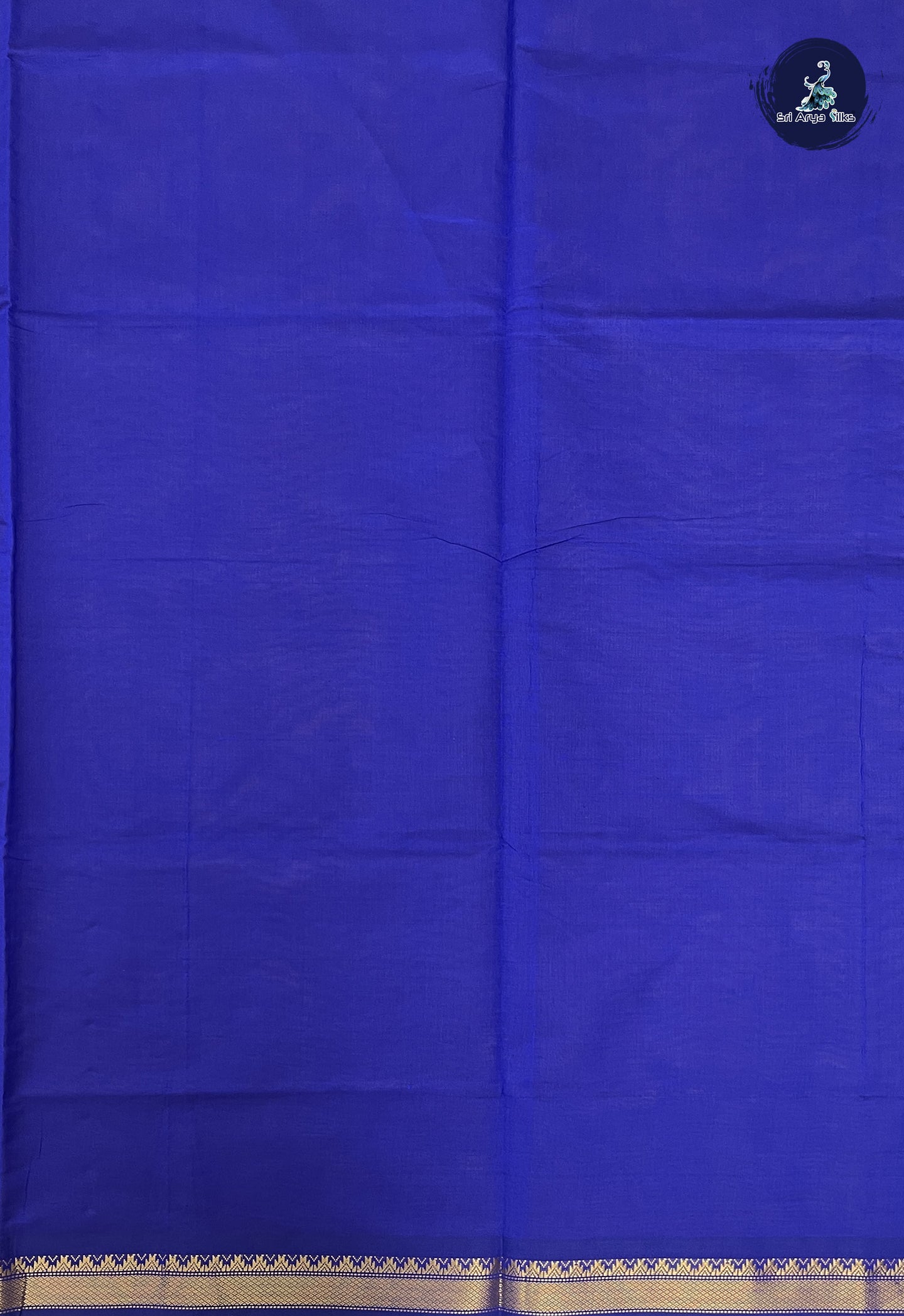 Yellow Kanchi Semi Silk Cotton Saree With Plain Pattern
