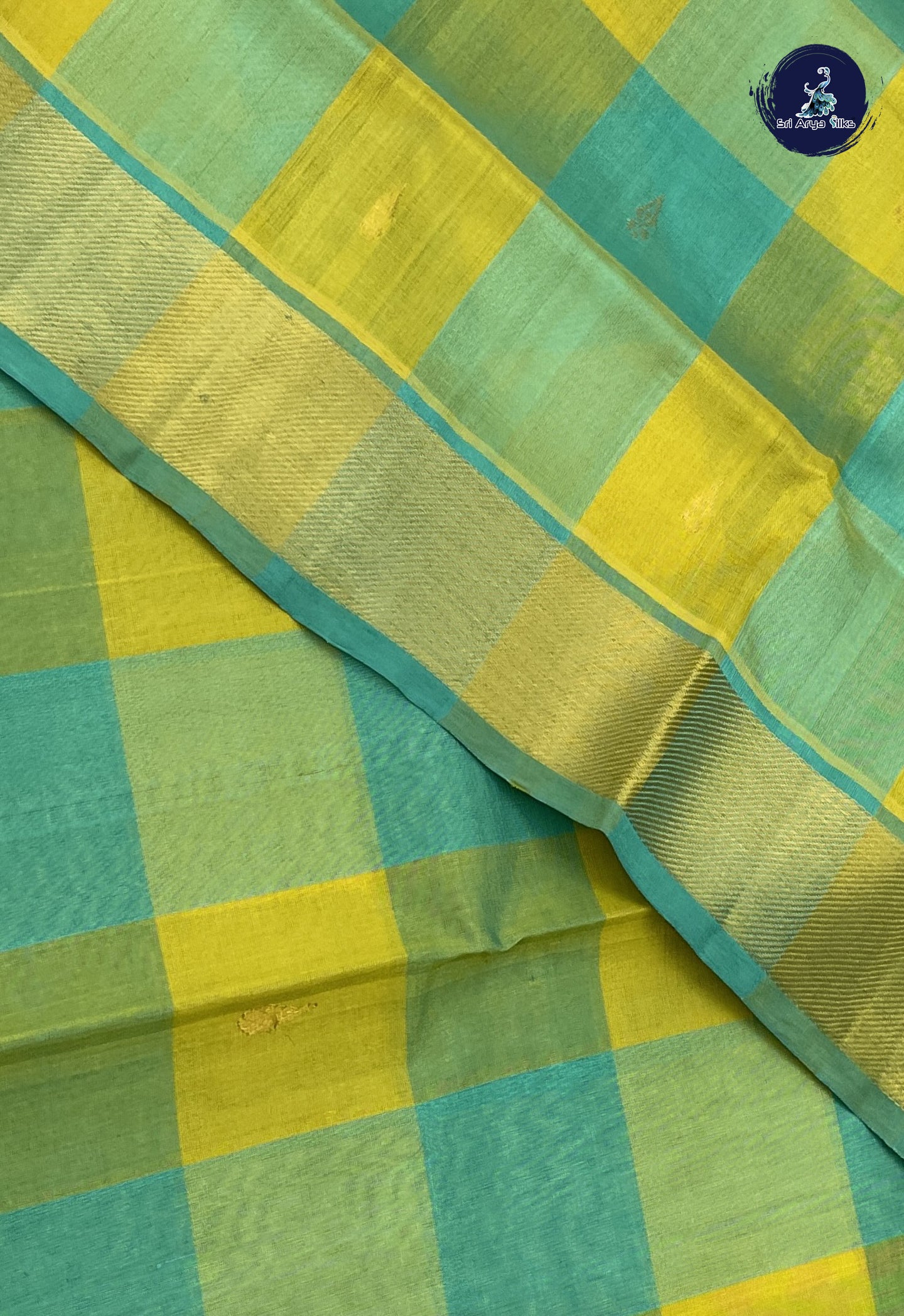 Multi Colour Simple Silk Cotton Saree With Paalum Pazham Kattam Pattern
