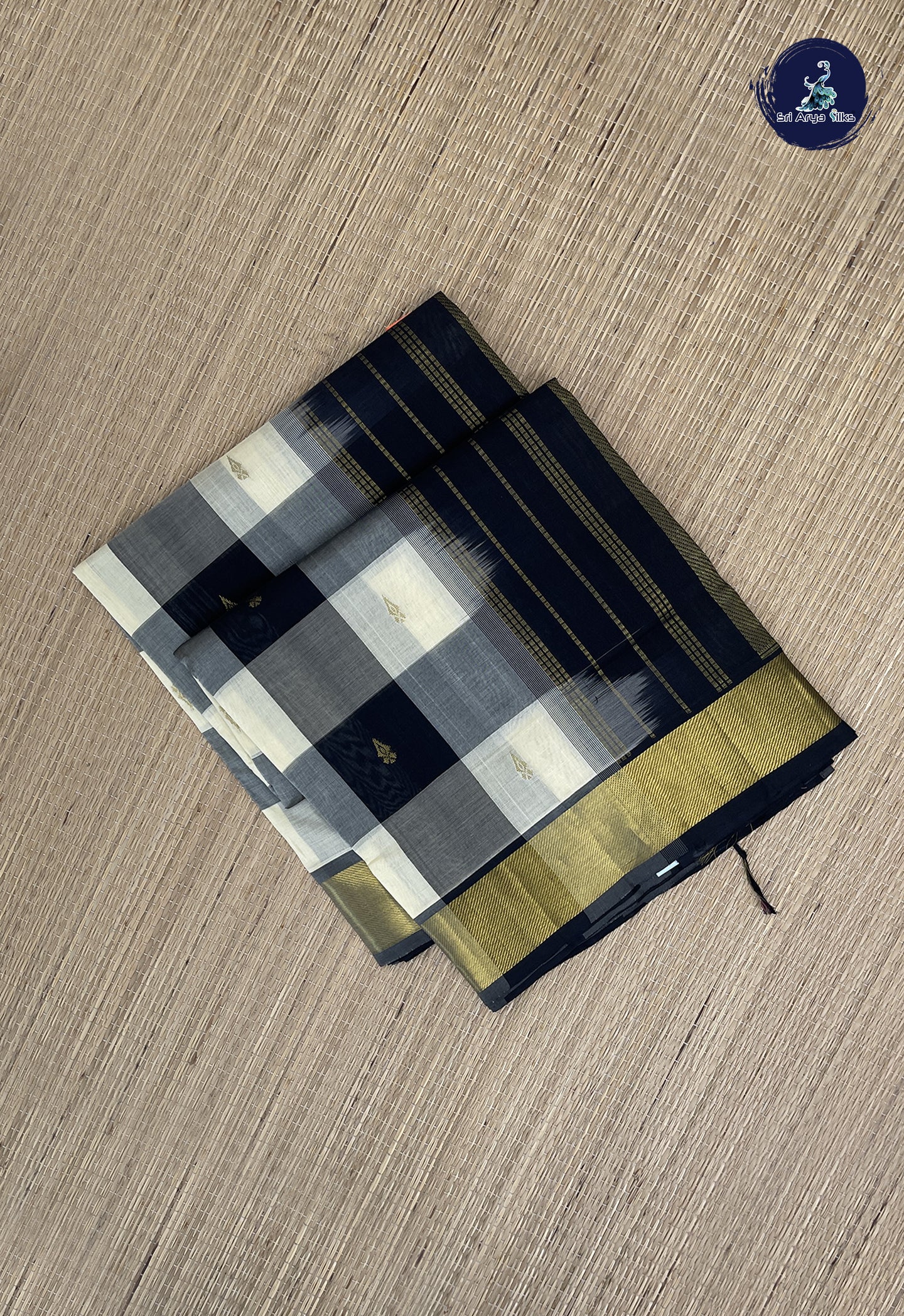 Multi Colour Simple Silk Cotton Saree With Paalum Pazham Kattam Pattern