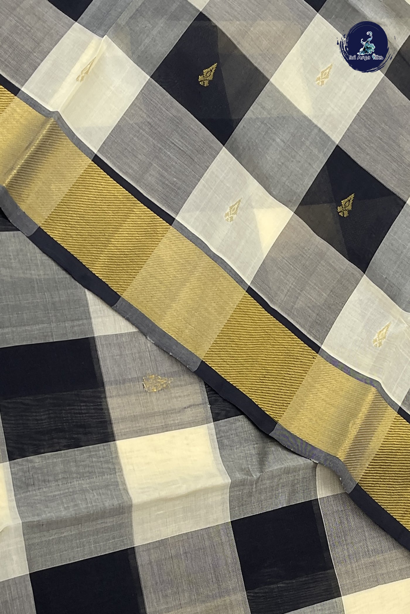 Multi Colour Simple Silk Cotton Saree With Paalum Pazham Kattam Pattern
