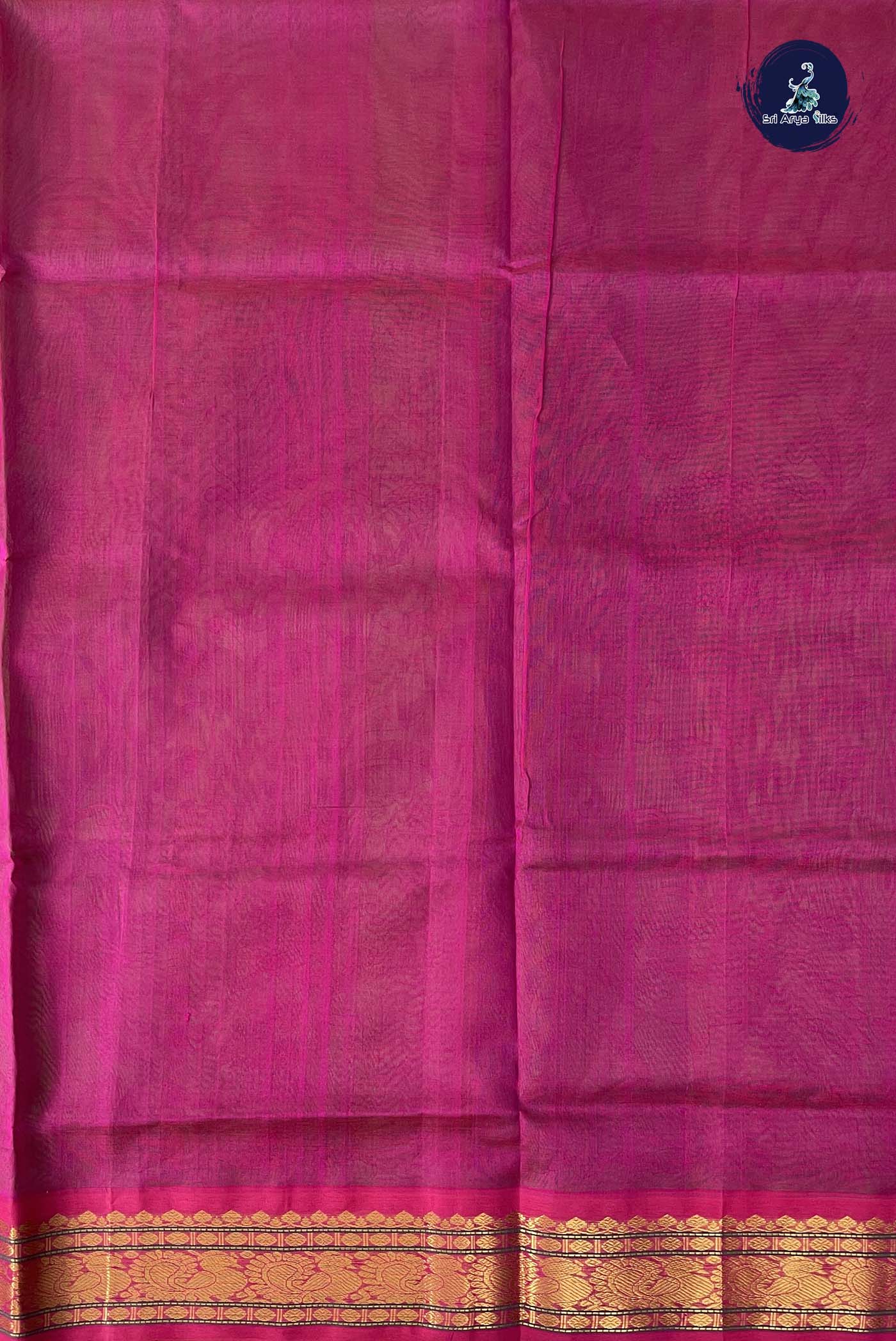 Green Korvai Silk Cotton Saree With Kalamkari Pattern