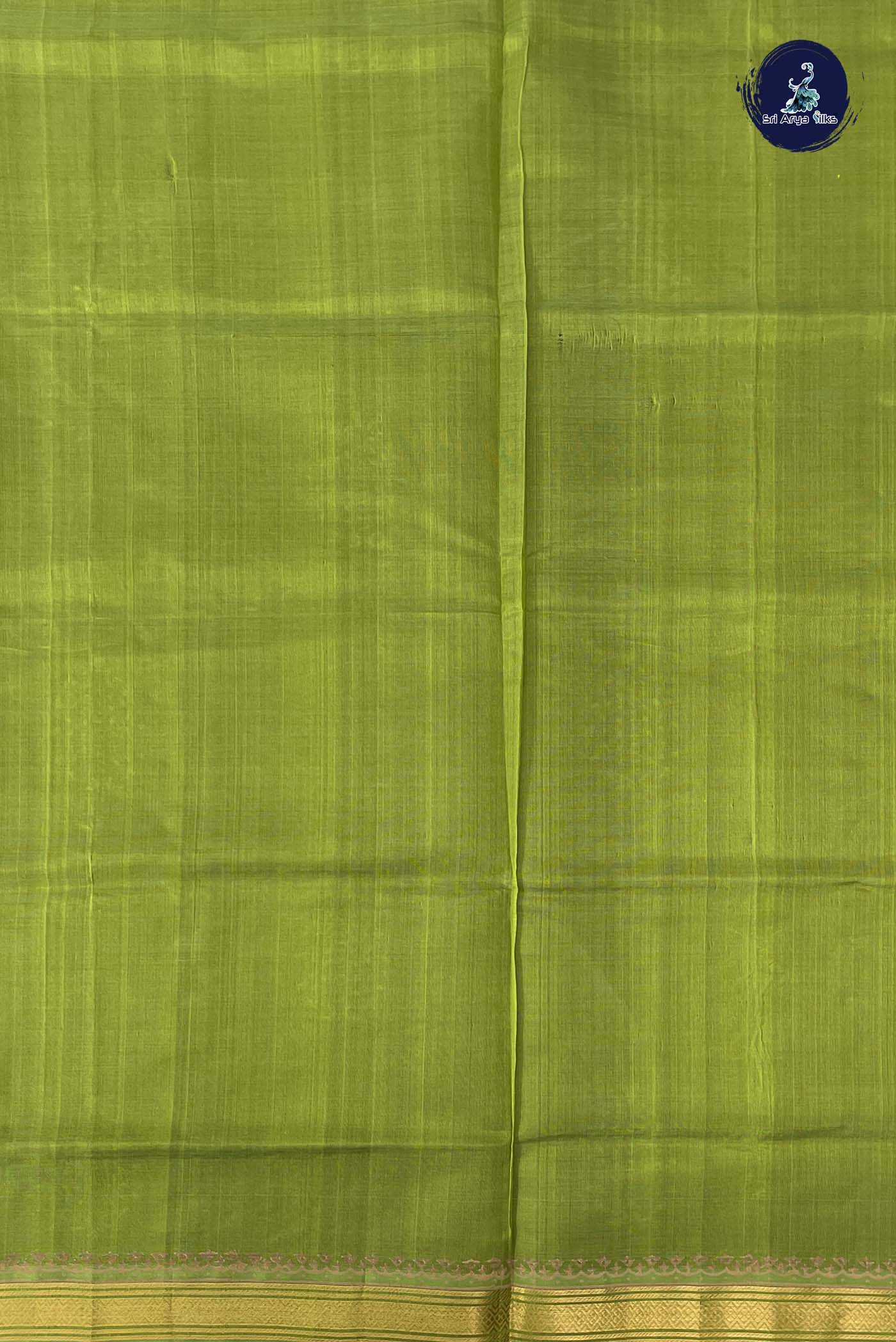 Brown Simple Silk Cotton Saree With Printed Pattern