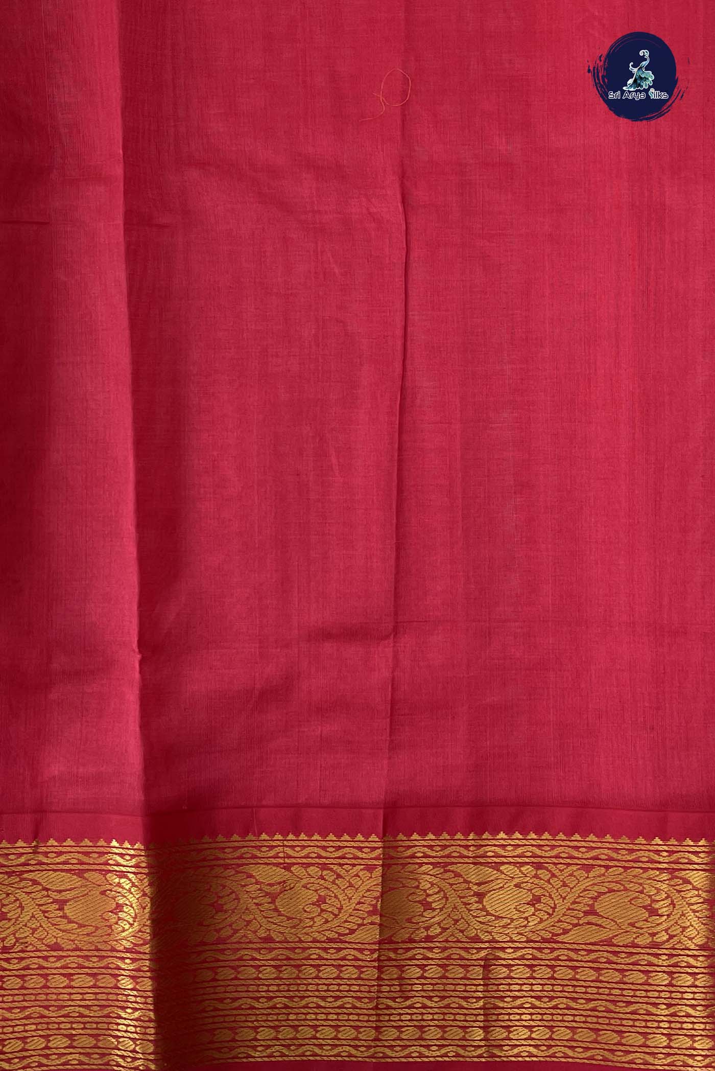 Off White Korvai Silk Cotton Saree With Printed Pattern