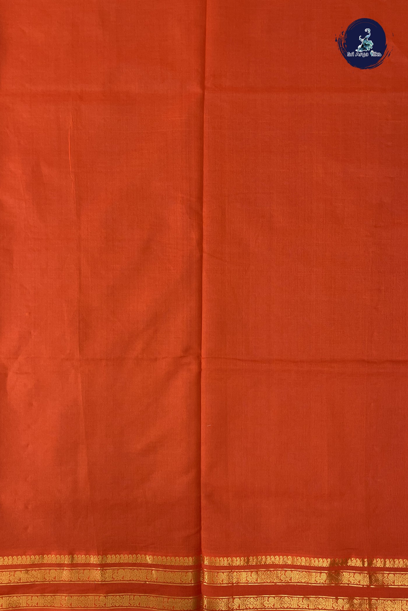 Royal Blue Kanchi Semi Silk Cotton Saree With Plain Pattern