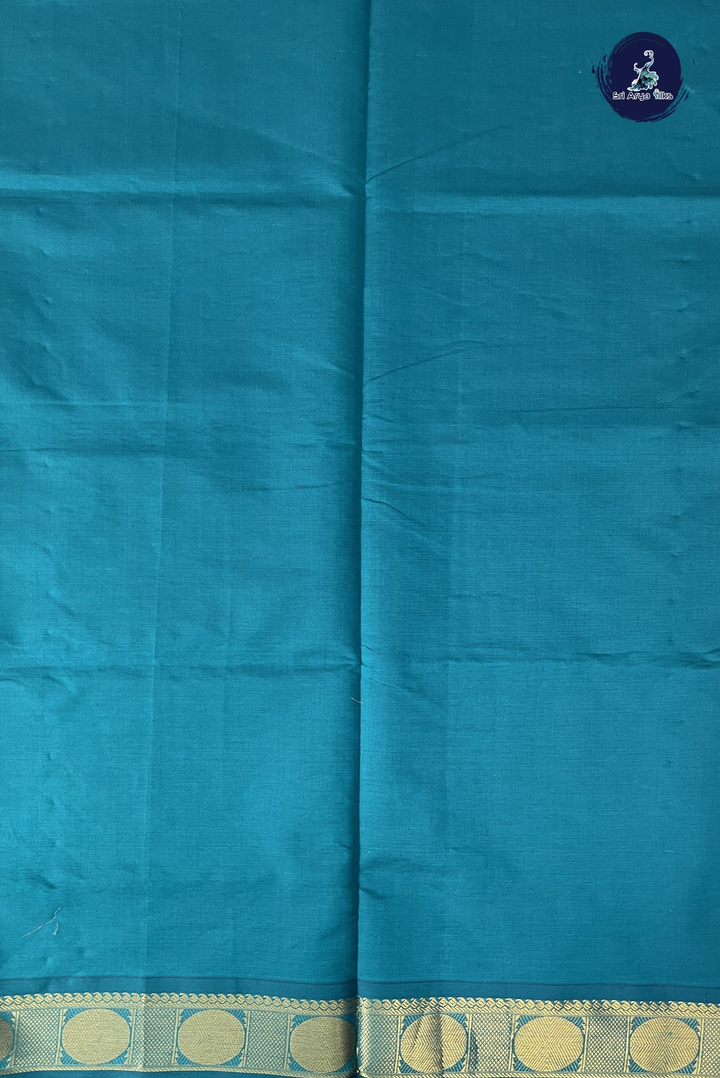 Dual Tone Brown Kanchi Semi Silk Cotton Saree With Plain Pattern