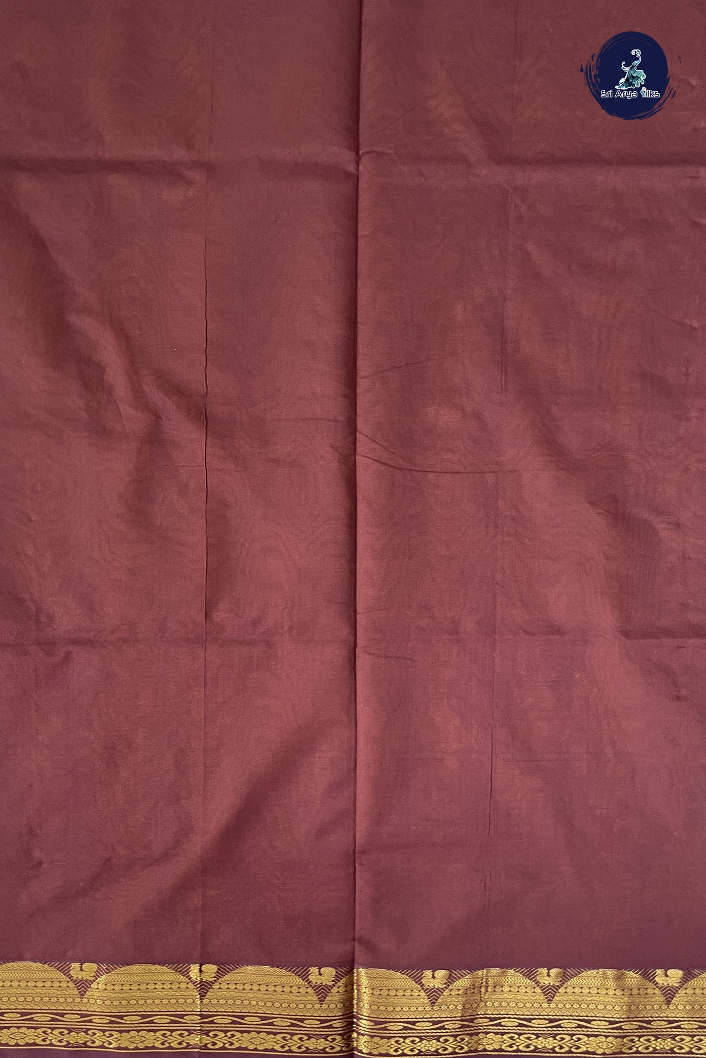 Turmeric Yellow Kanchi Semi Silk Cotton Saree With Plain Pattern