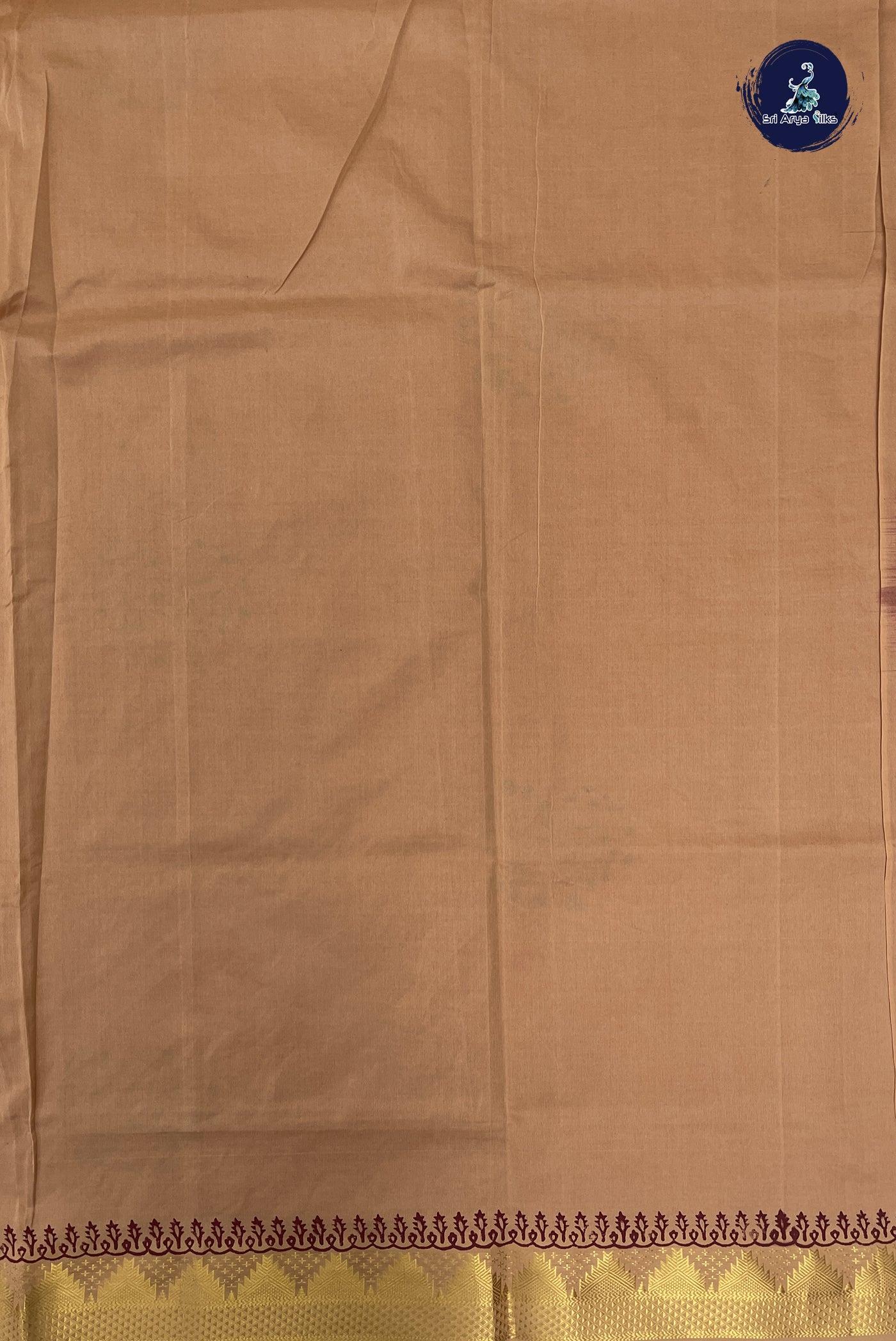 Maroon Kanchi Semi Silk Cotton Saree With Printed Pattern