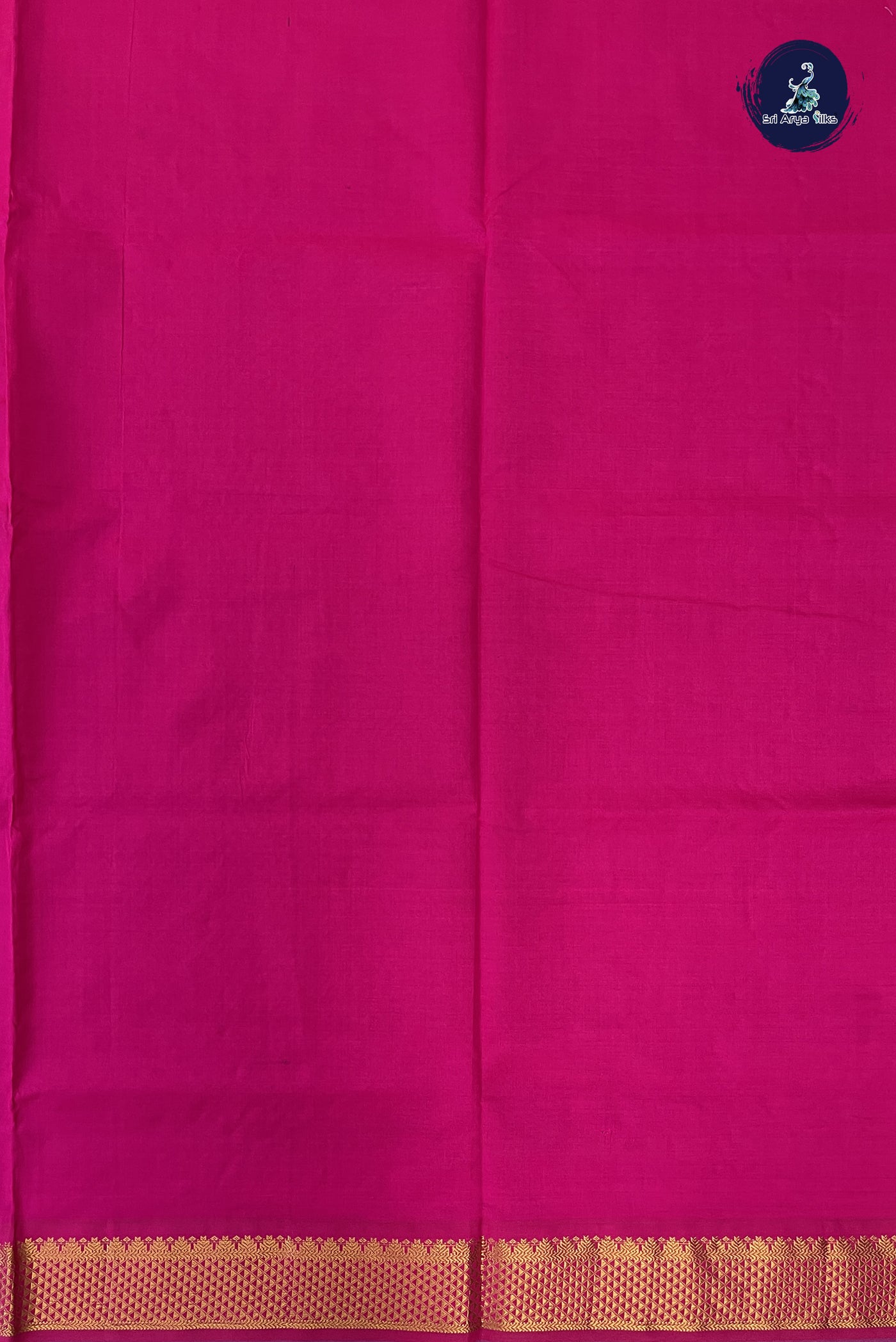 Lavender Kanchi Semi Silk Cotton Saree With Zari Checked Pattern