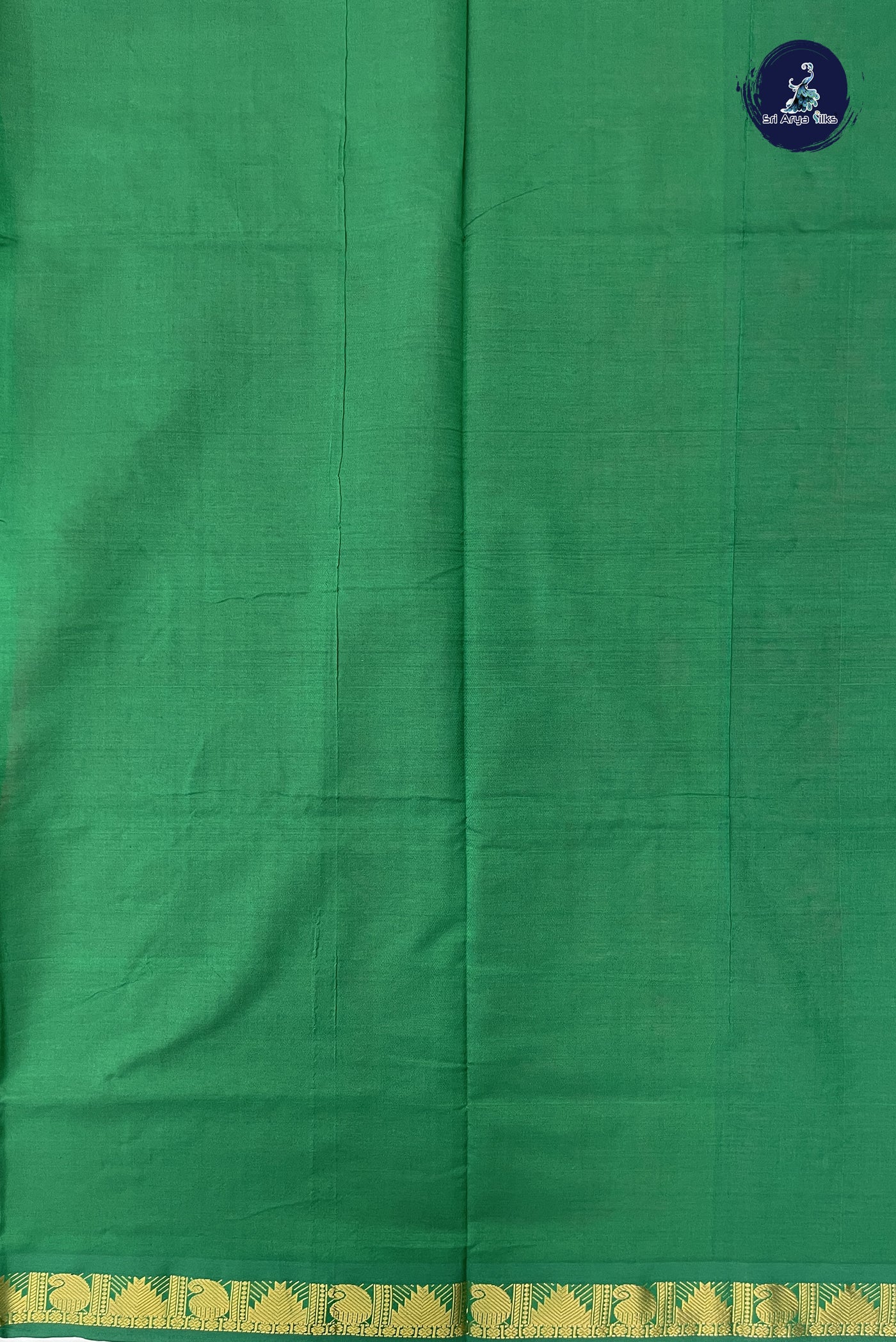 Pink Kanchi Semi Silk Cotton Saree With Plain Pattern