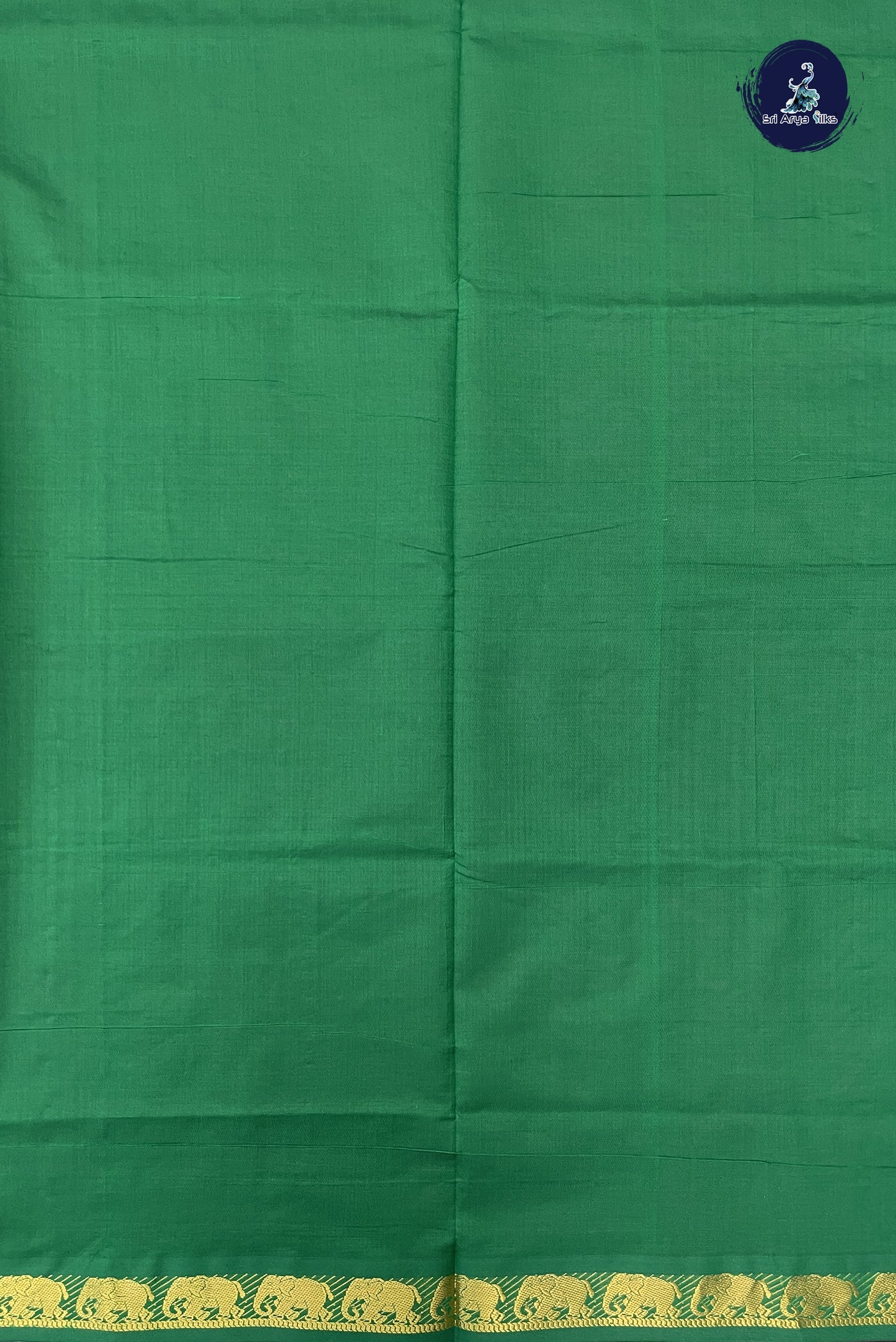 Vadamalli Kanchi Semi Silk Cotton Saree With Plain Pattern