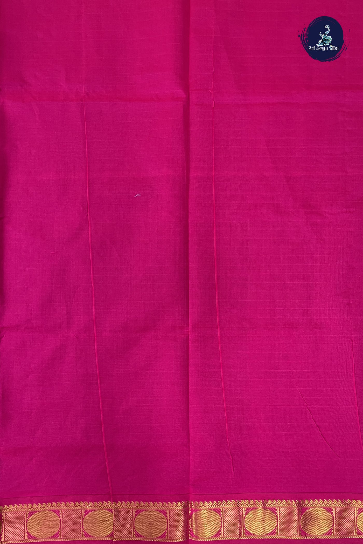 Lavender Kanchi Semi Silk Cotton Saree With Checked Pattern