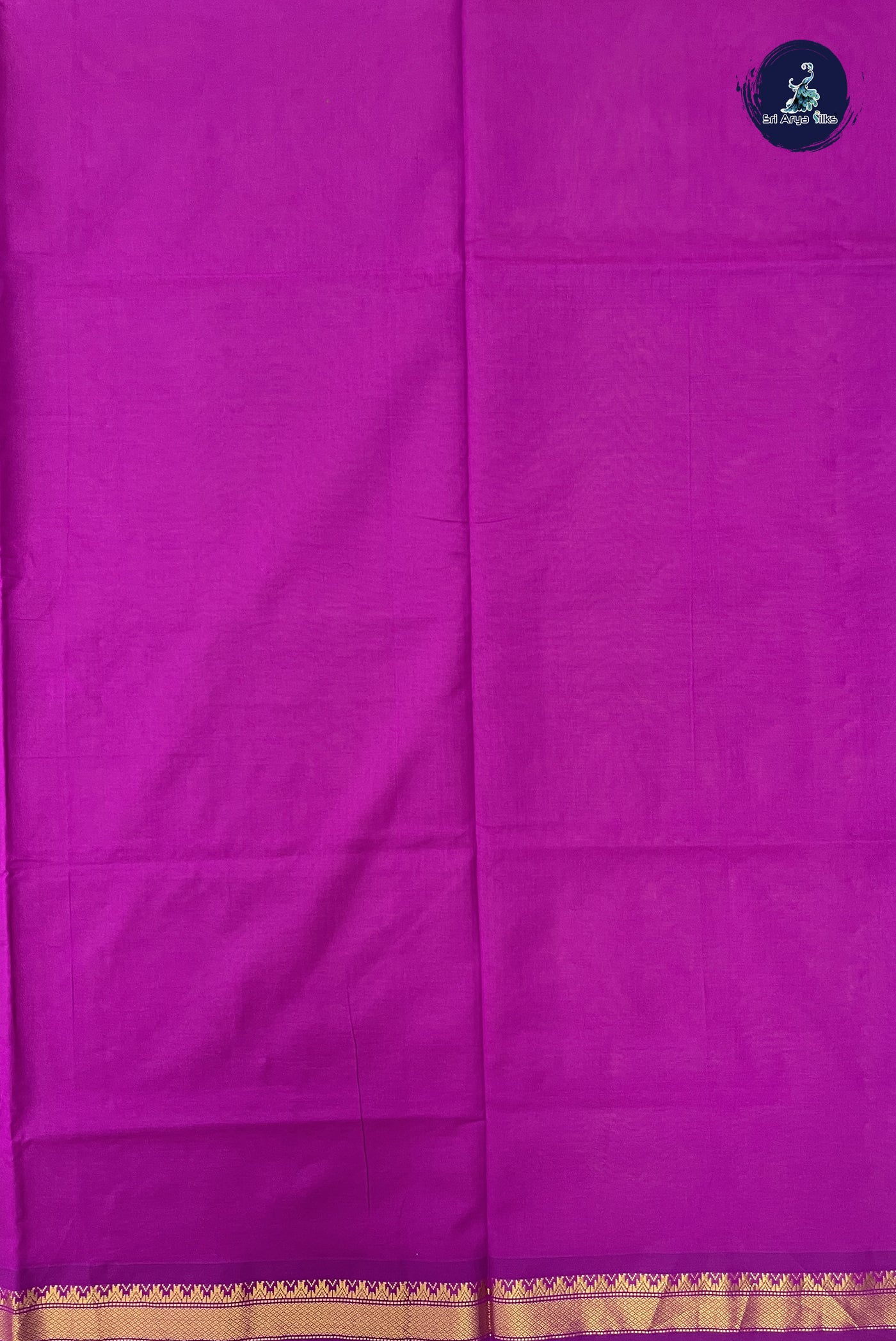 Mustard Kanchi Semi Silk Cotton Saree With Plain Pattern