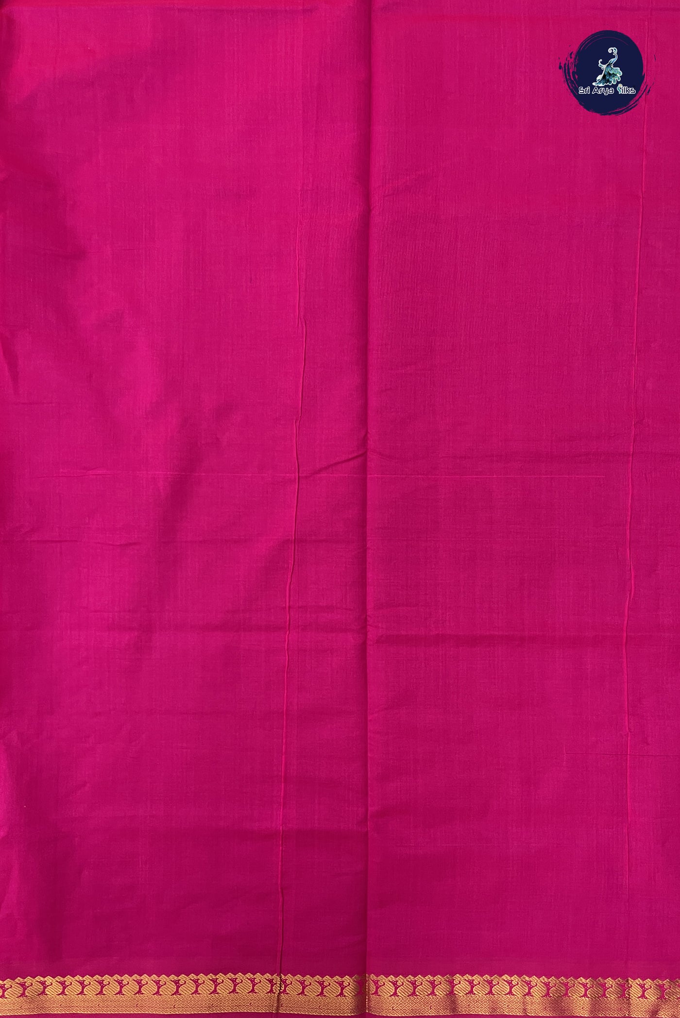 Grey Kanchi Semi Silk Cotton Saree With Plain Pattern