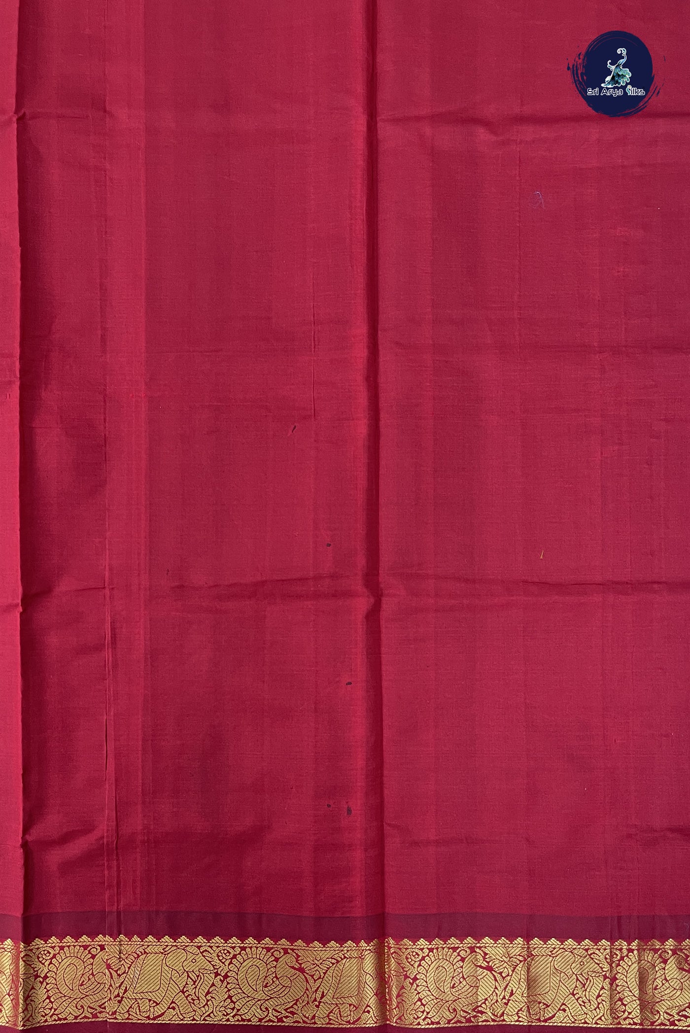 Coffee Brown Kanchi Semi Silk Cotton Saree With Plain Pattern