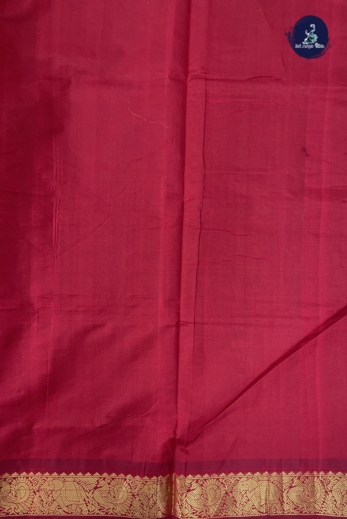 Honey Yellow Kanchi Semi Silk Cotton Saree With Plain Pattern