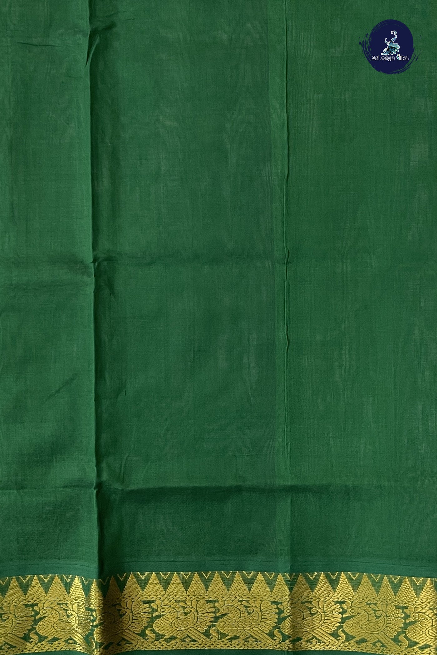 Peach Simple Silk Cotton Saree With Zari Buttas Pattern