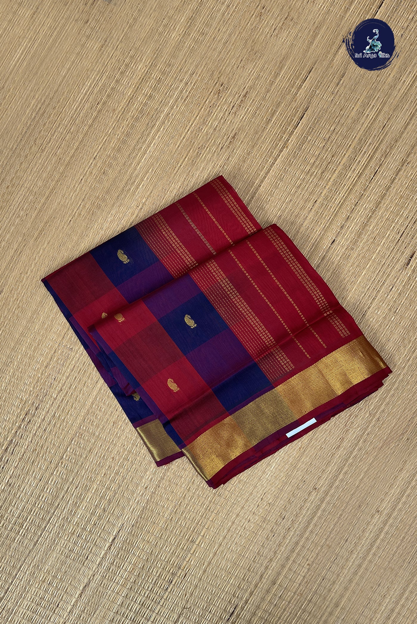 Multi Colour Checked Saree With Paalum Pazham Kattam Pattern