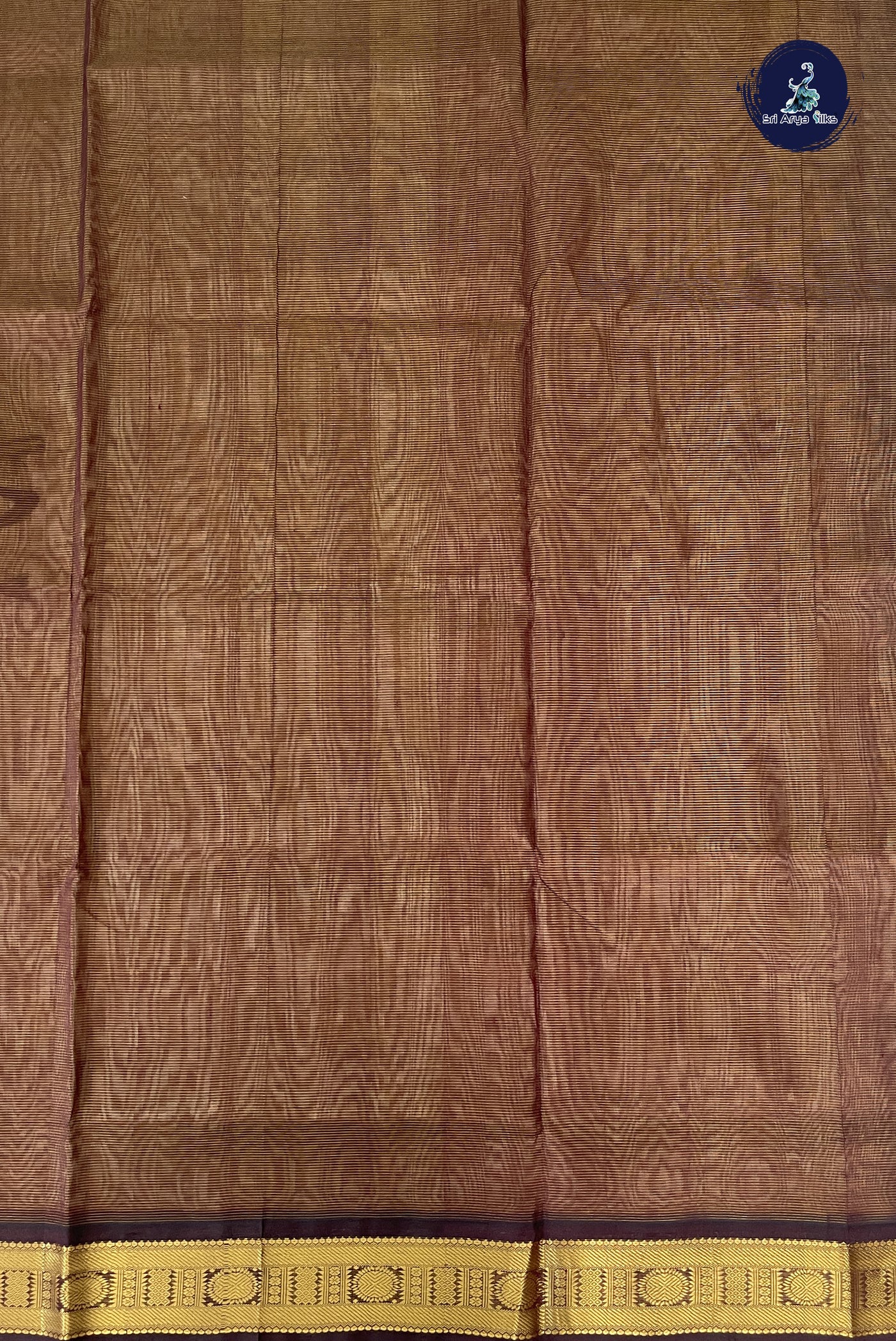 Beige Vaira Oosi Silk Cotton Saree With Vaira Oosi Pattern